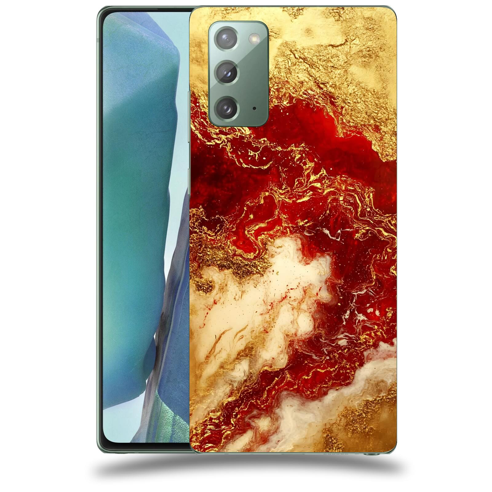 ACOVER Kryt na mobil Samsung Galaxy Note 20 - Golden Blood I