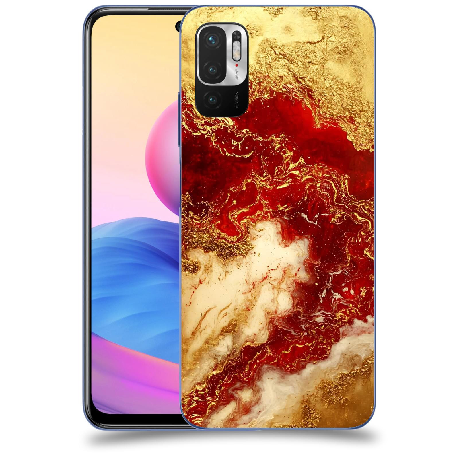 ACOVER Kryt na mobil Xiaomi Redmi Note 10 5G - Golden Blood I