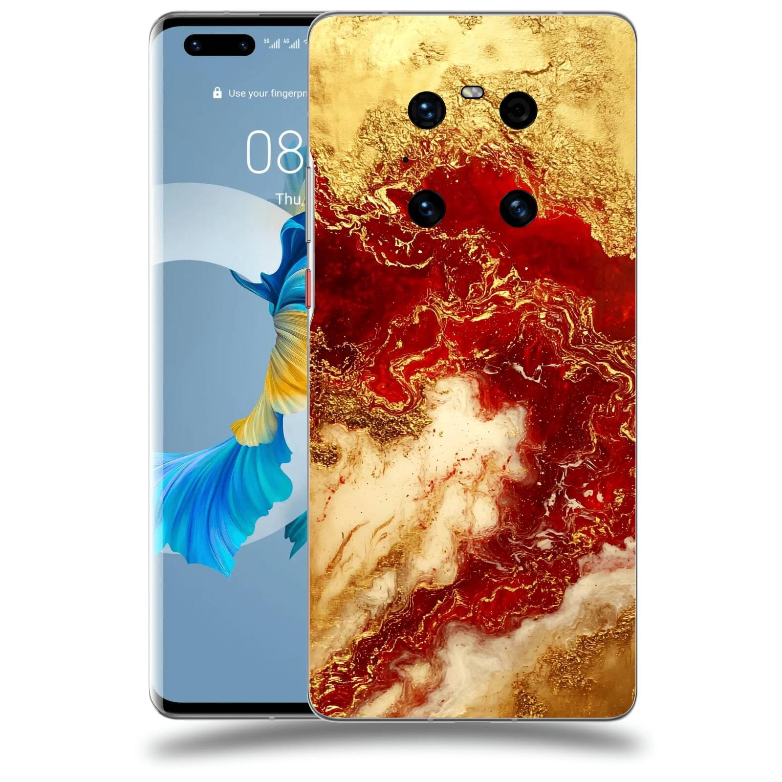 ACOVER Kryt na mobil Huawei Mate 40 Pro - Golden Blood I