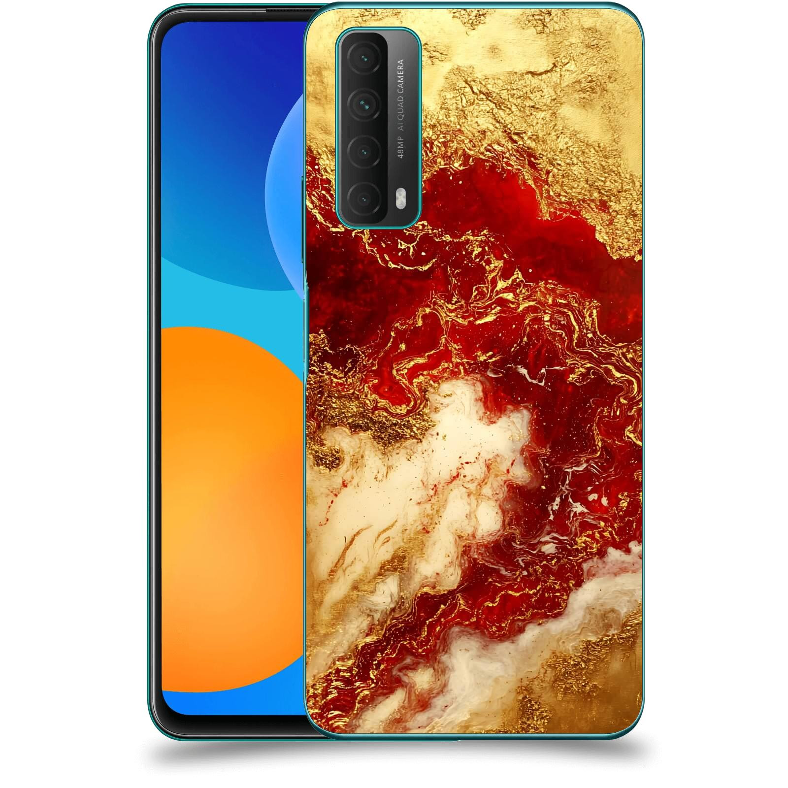 ACOVER Kryt na mobil Huawei P Smart 2021 - Golden Blood I