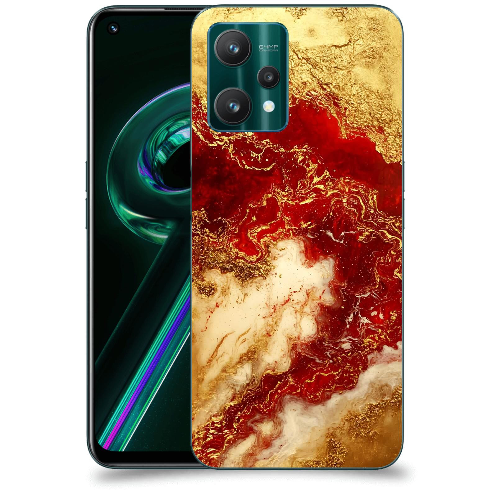 ACOVER Kryt na mobil Realme 9 Pro 5G - Golden Blood I