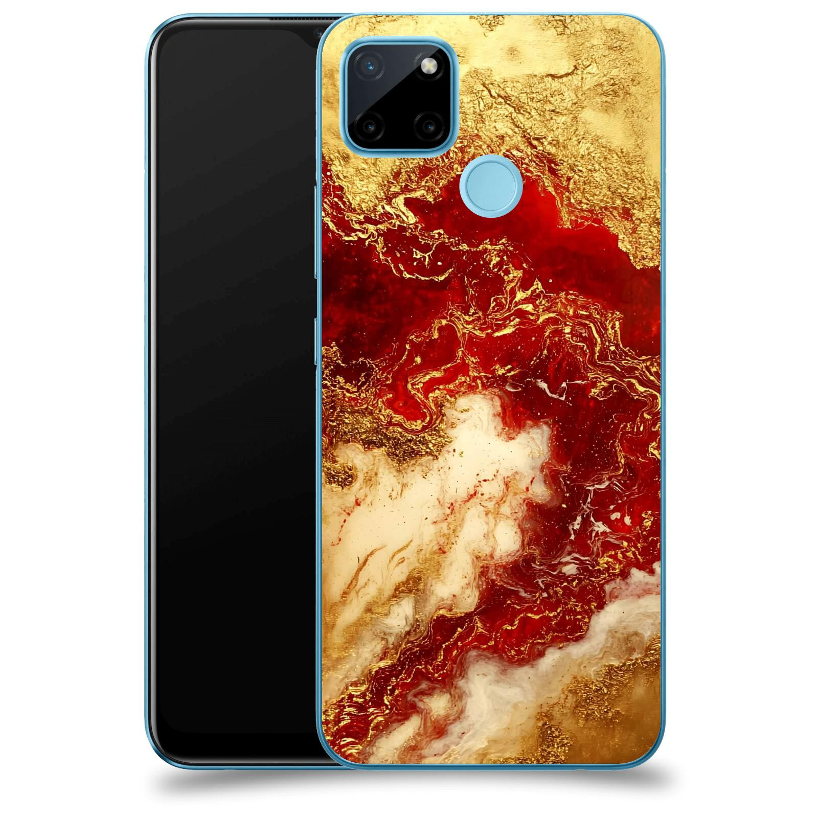 ACOVER Kryt na mobil Realme C21Y - Golden Blood I