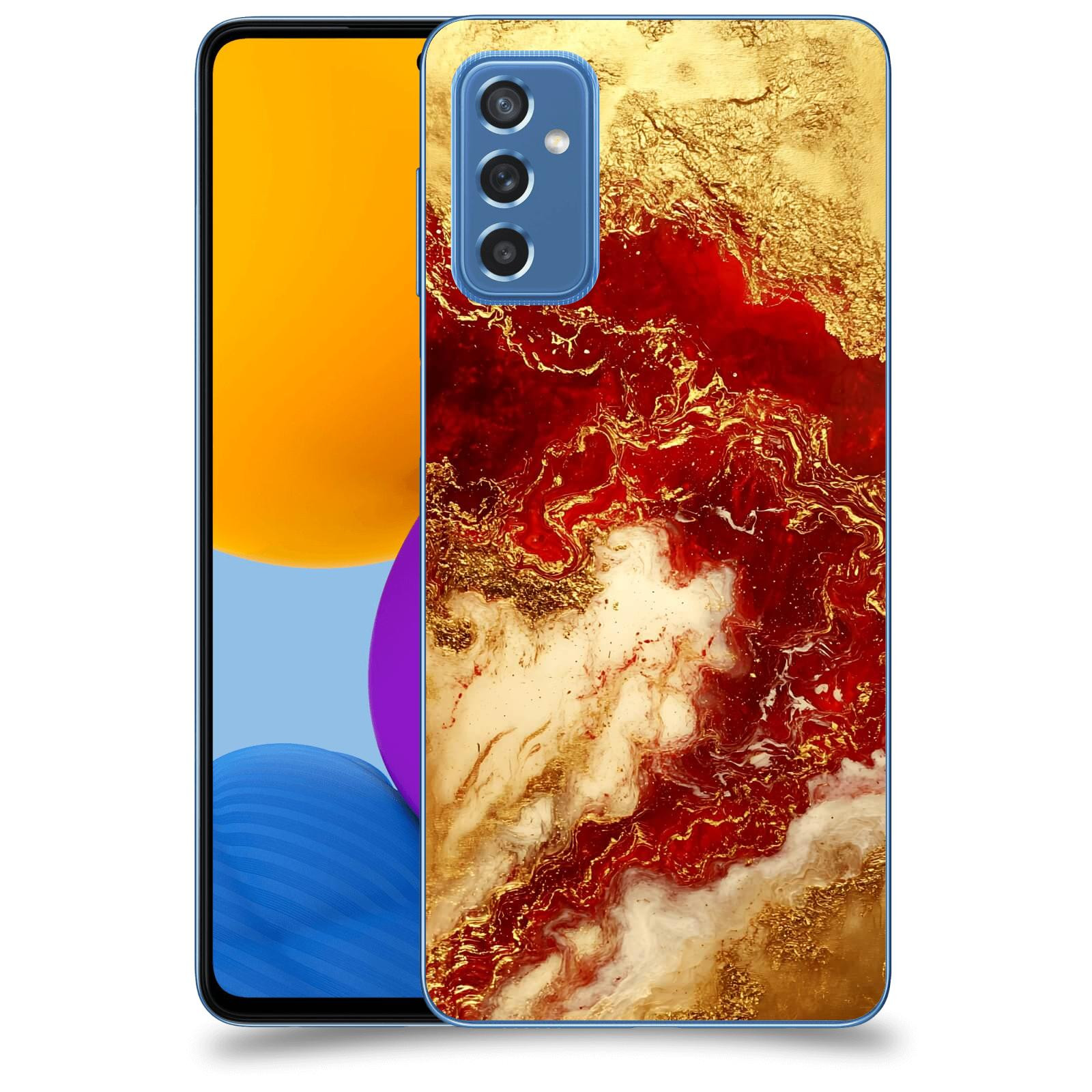 ACOVER Kryt na mobil Samsung Galaxy M52 5G - Golden Blood I