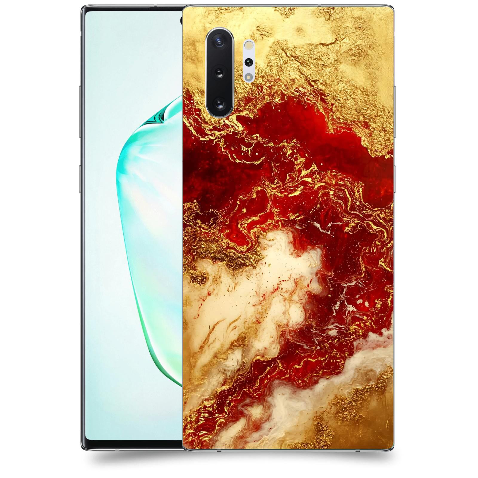 ACOVER Kryt na mobil Samsung Galaxy Note 10+ N975F - Golden Blood I