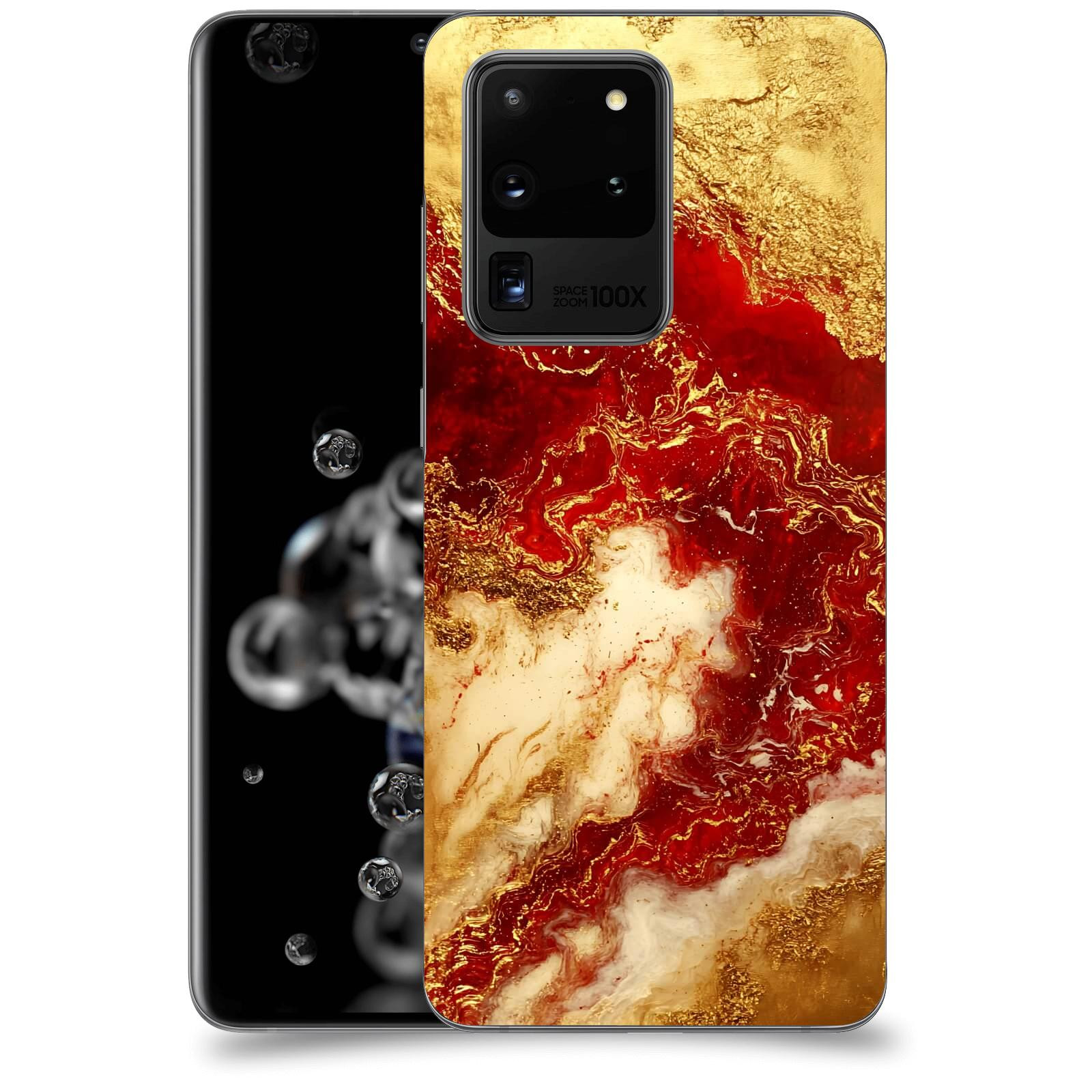 ACOVER Kryt na mobil Samsung Galaxy S20 Ultra 5G G988F - Golden Blood I