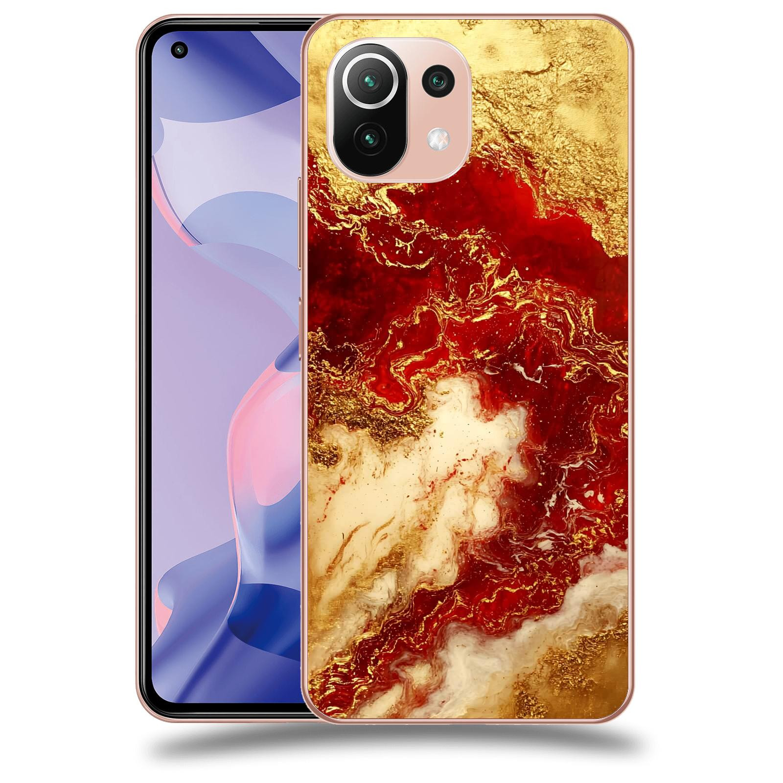 ACOVER Kryt na mobil Xiaomi 11 Lite 5G NE - Golden Blood I