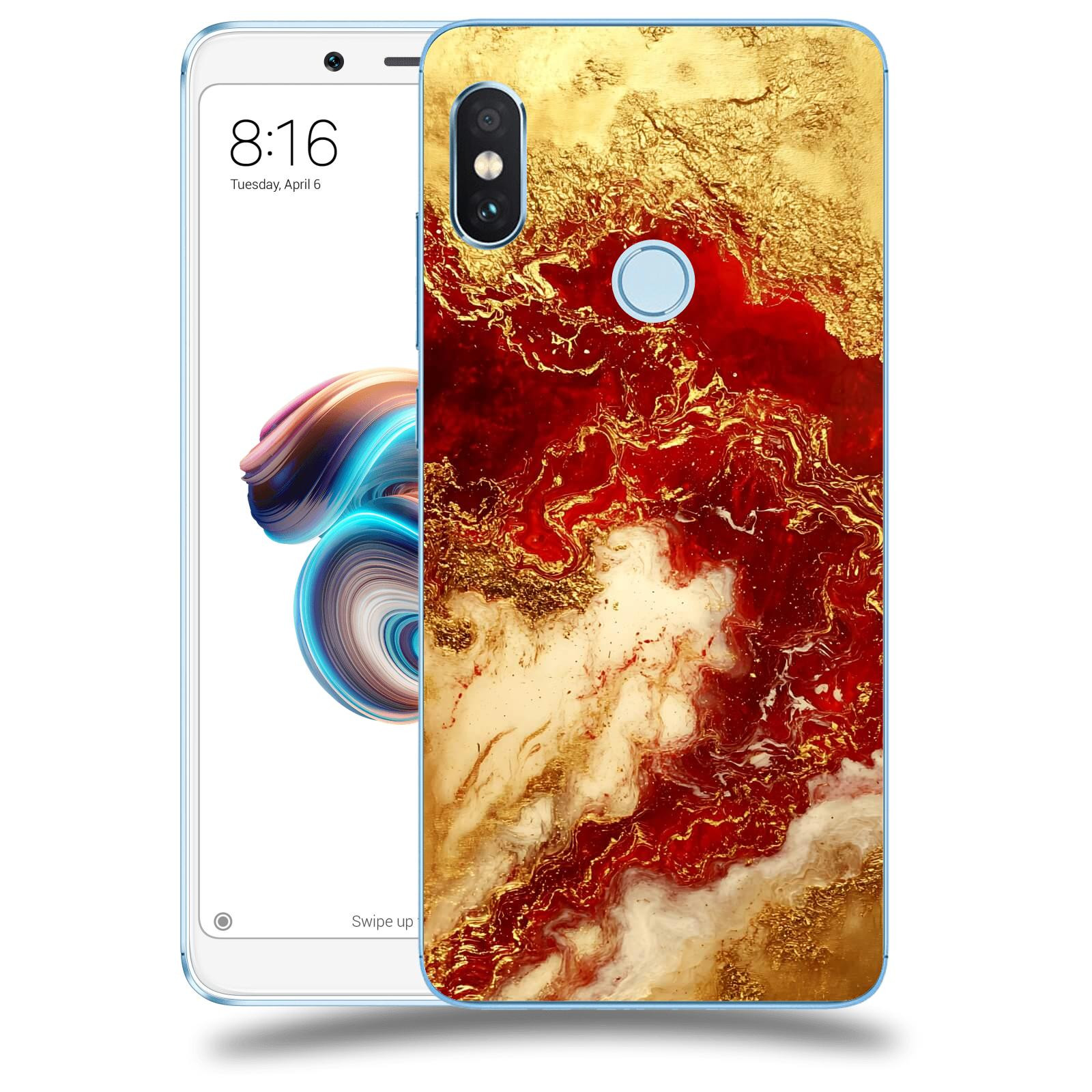 ACOVER Kryt na mobil Xiaomi Redmi Note 5 Global - Golden Blood I