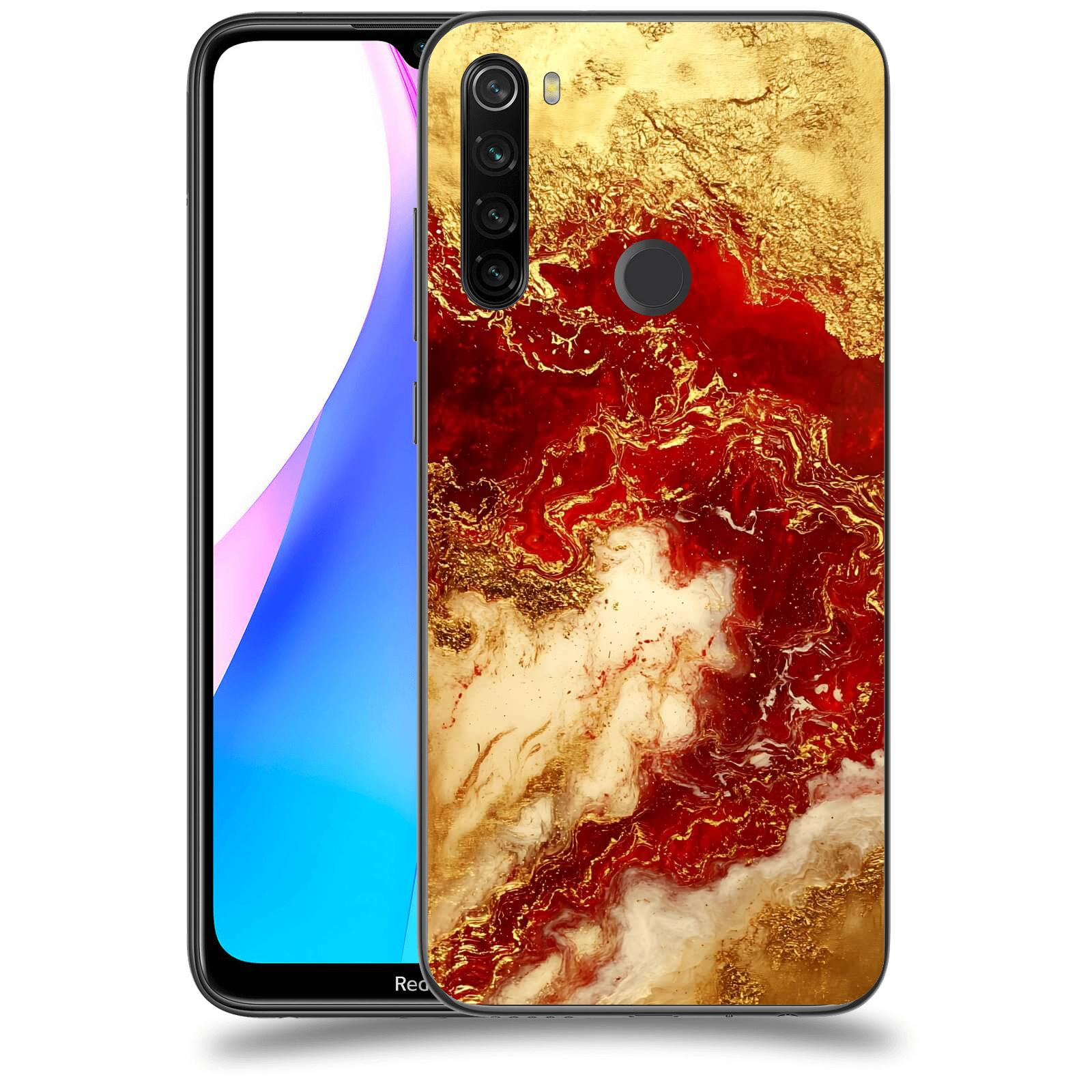 ACOVER Kryt na mobil Xiaomi Redmi Note 8T - Golden Blood I