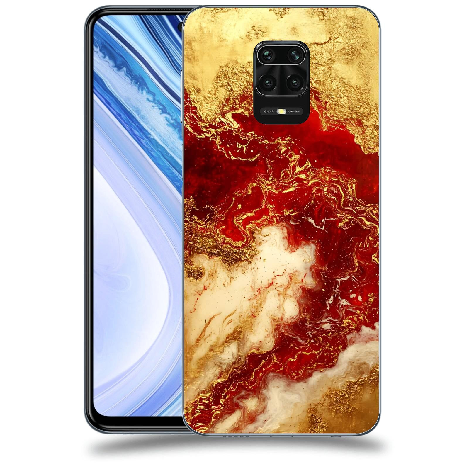ACOVER Kryt na mobil Xiaomi Redmi Note 9 Pro - Golden Blood I
