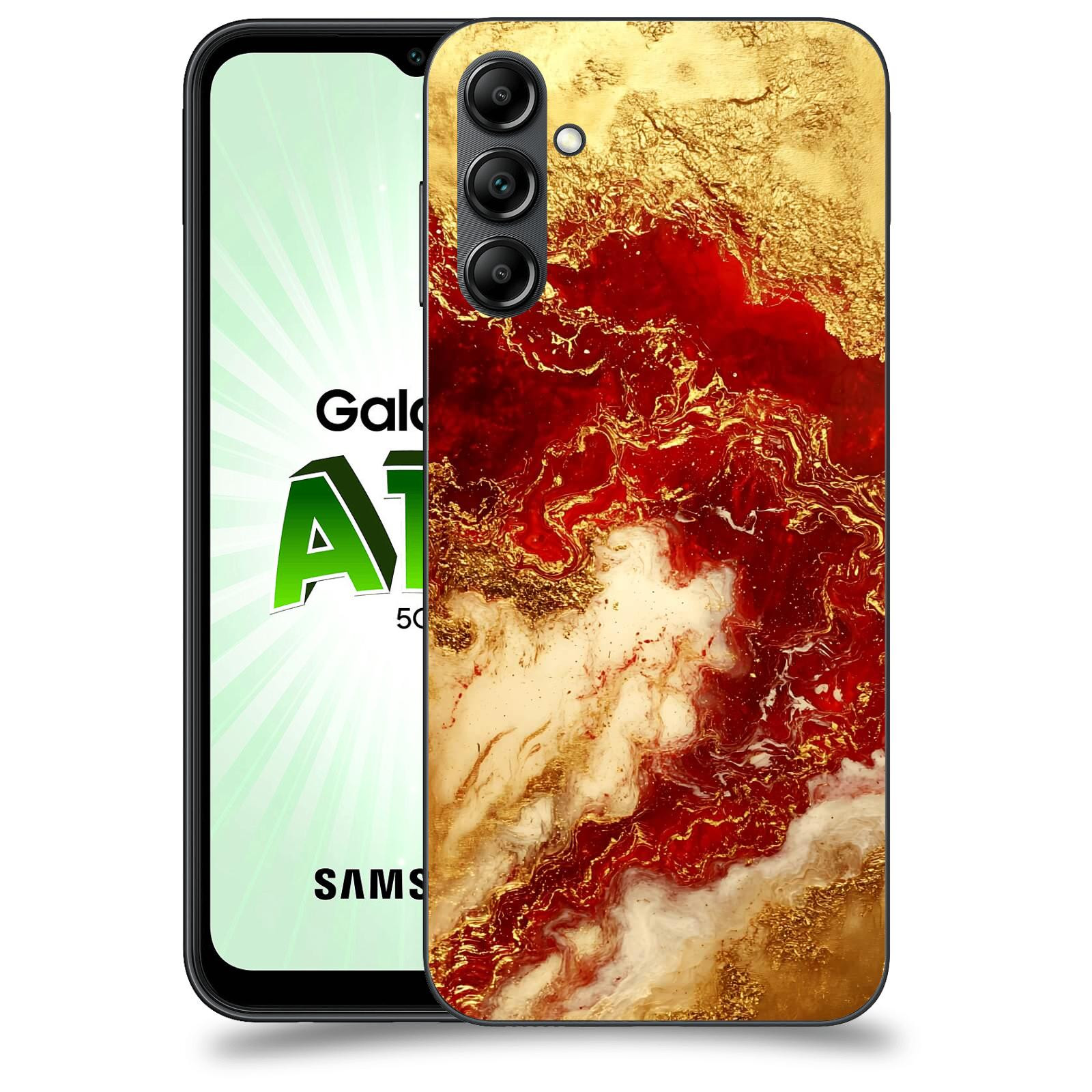 ACOVER Kryt na mobil Samsung Galaxy A14 5G - Golden Blood I