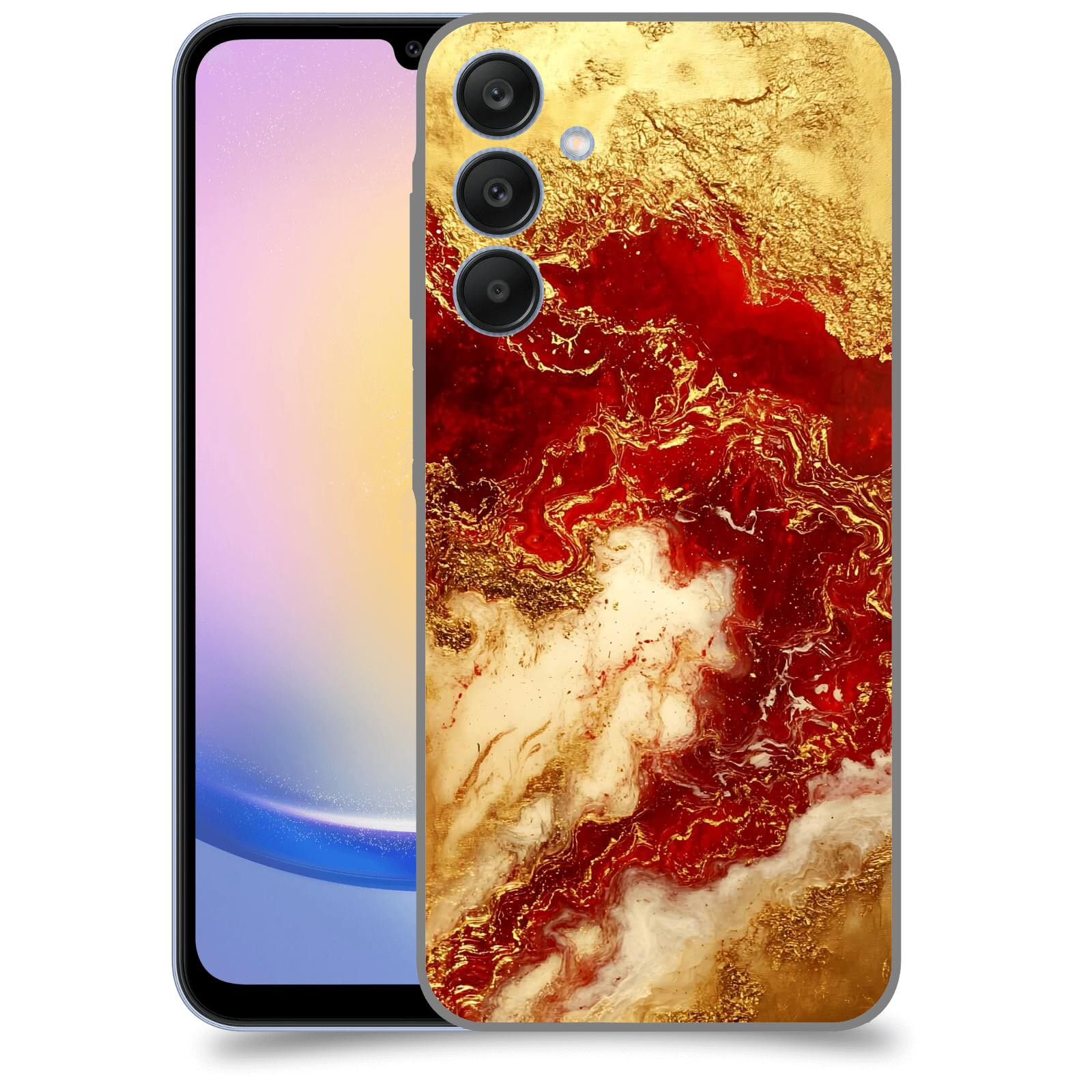 ACOVER Kryt na mobil Samsung Galaxy A25 5G - Golden Blood I
