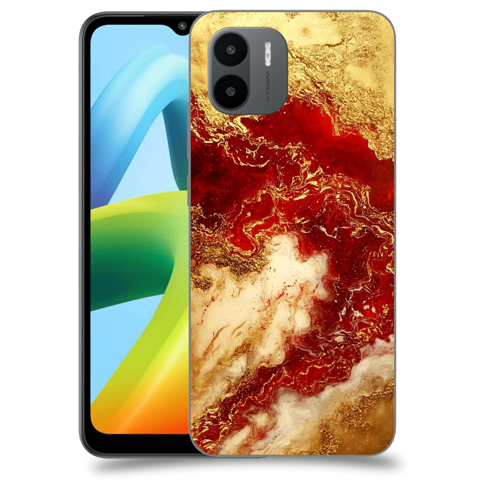 ACOVER Kryt na mobil Xiaomi Redmi A1+ - Golden Blood I