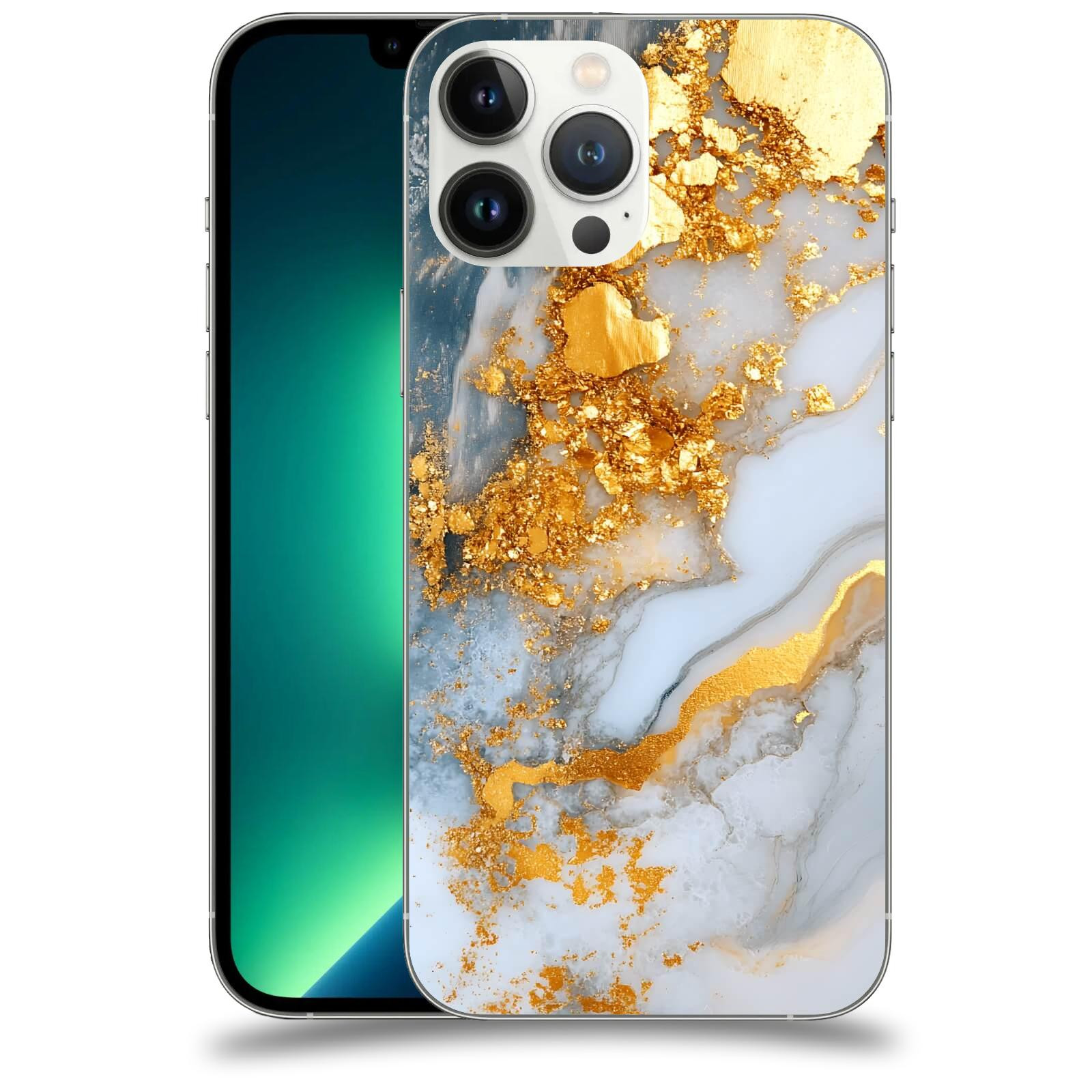 ACOVER Kryt na mobil Apple iPhone 13 Pro Max - Liquid Gold VII
