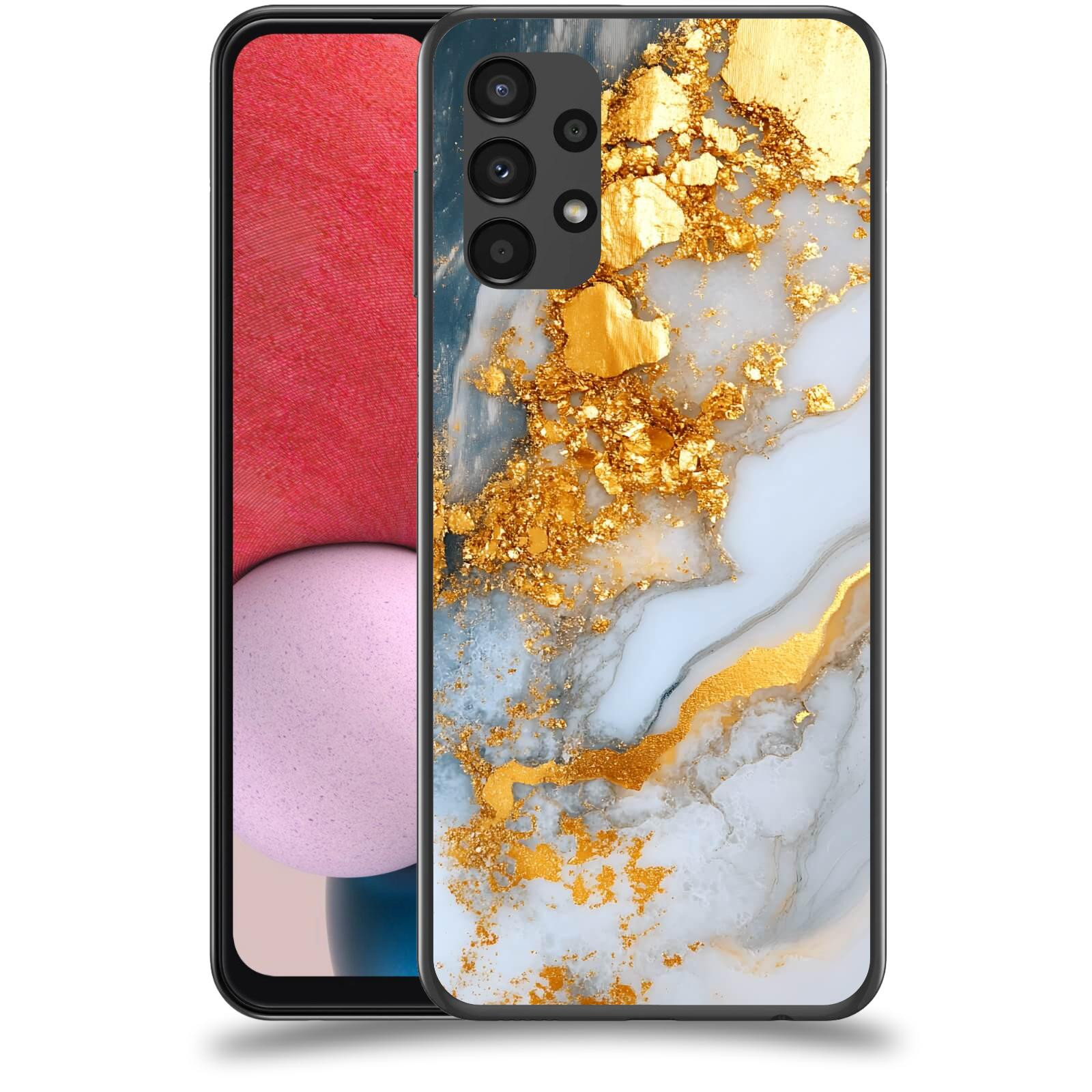 ACOVER Kryt na mobil Samsung Galaxy A13 4G A135 - Liquid Gold VII