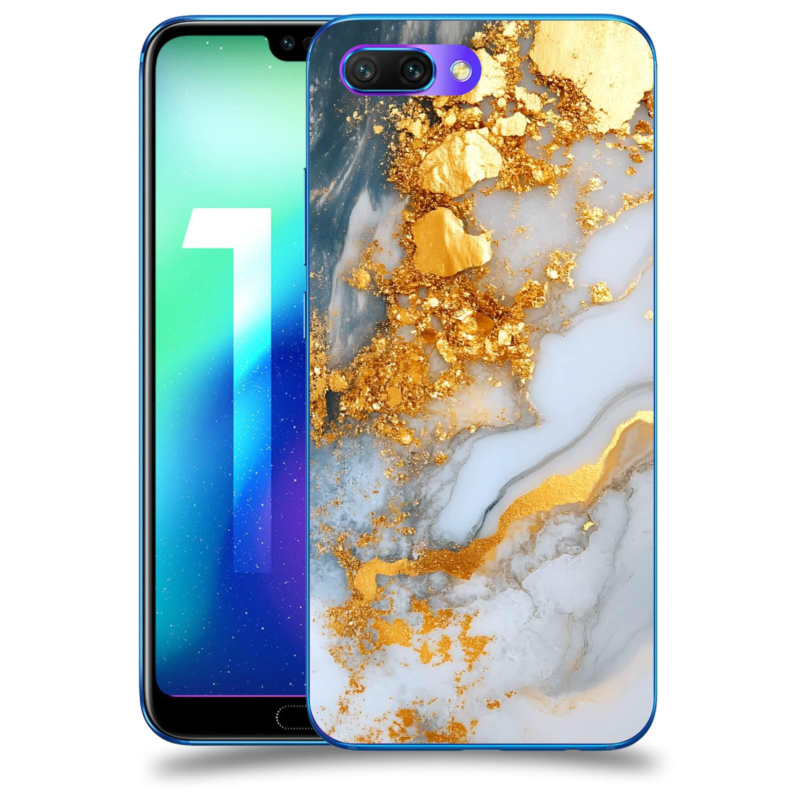 ACOVER Kryt na mobil Honor 10 - Liquid Gold VII