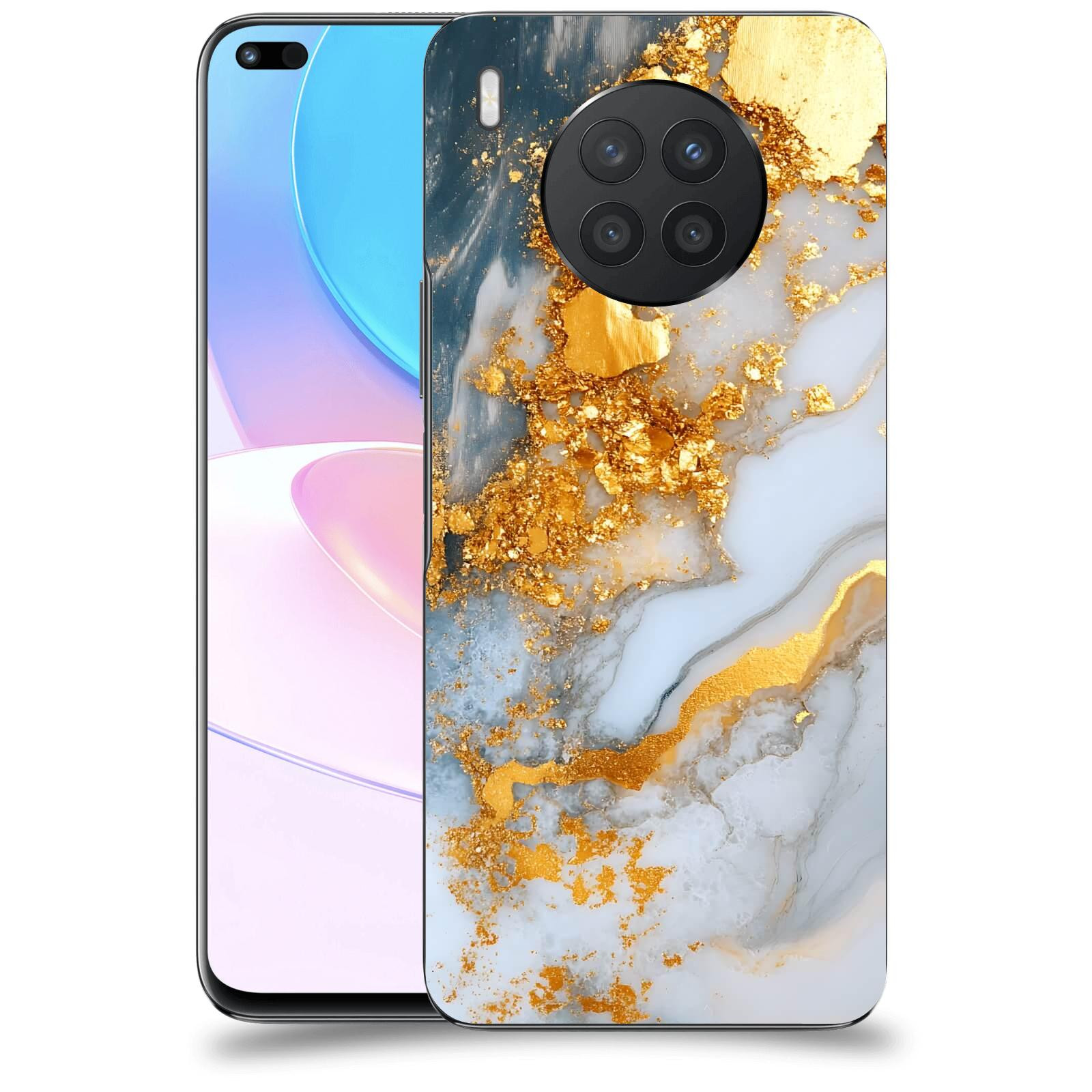 ACOVER Kryt na mobil Honor 50 Lite - Liquid Gold VII