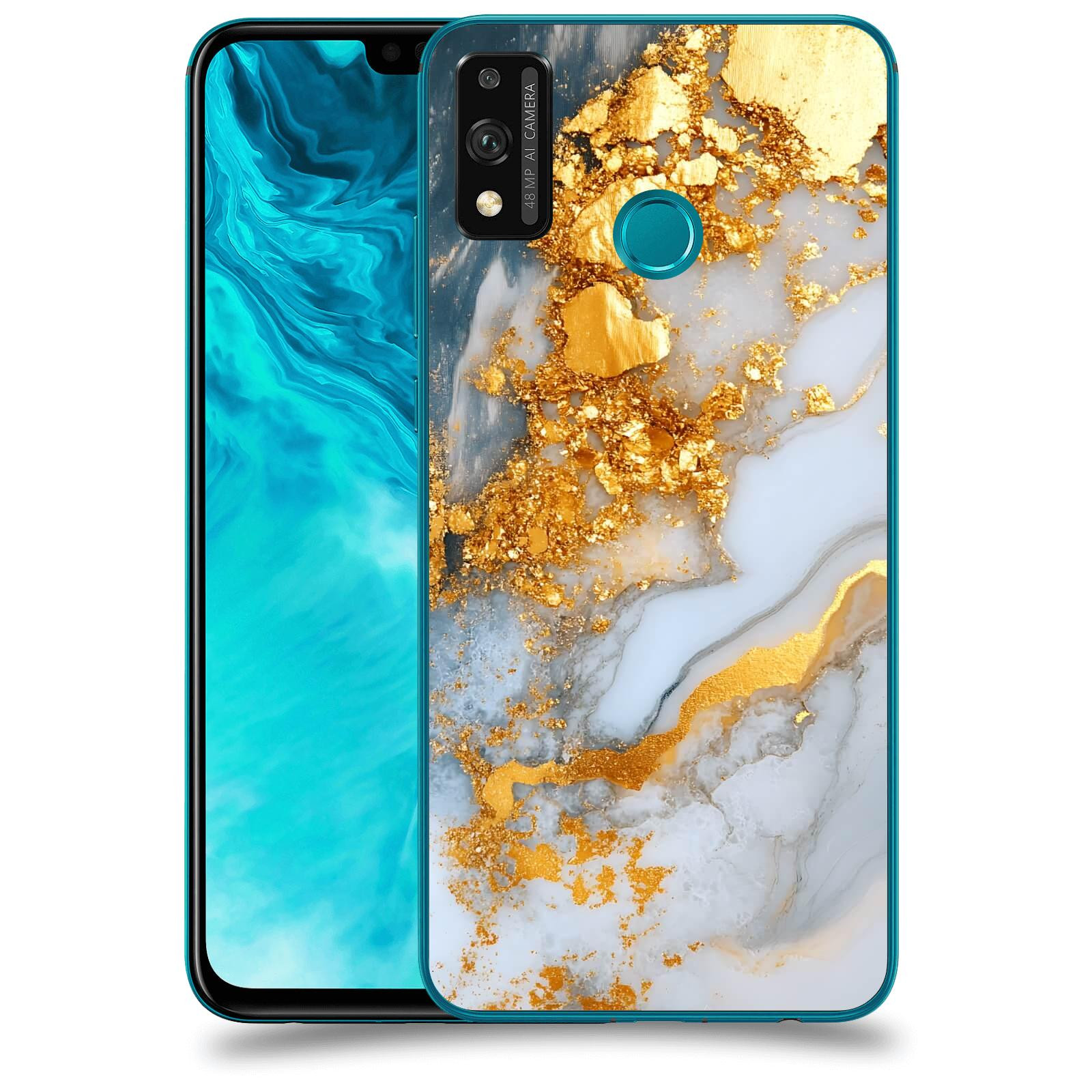 ACOVER Kryt na mobil Honor 9X Lite - Liquid Gold VII