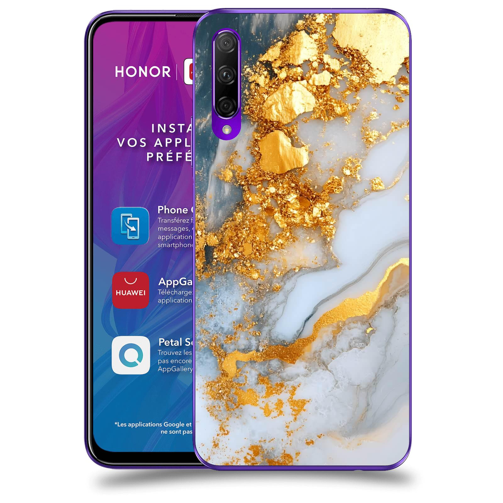 ACOVER Kryt na mobil Honor 9X Pro - Liquid Gold VII