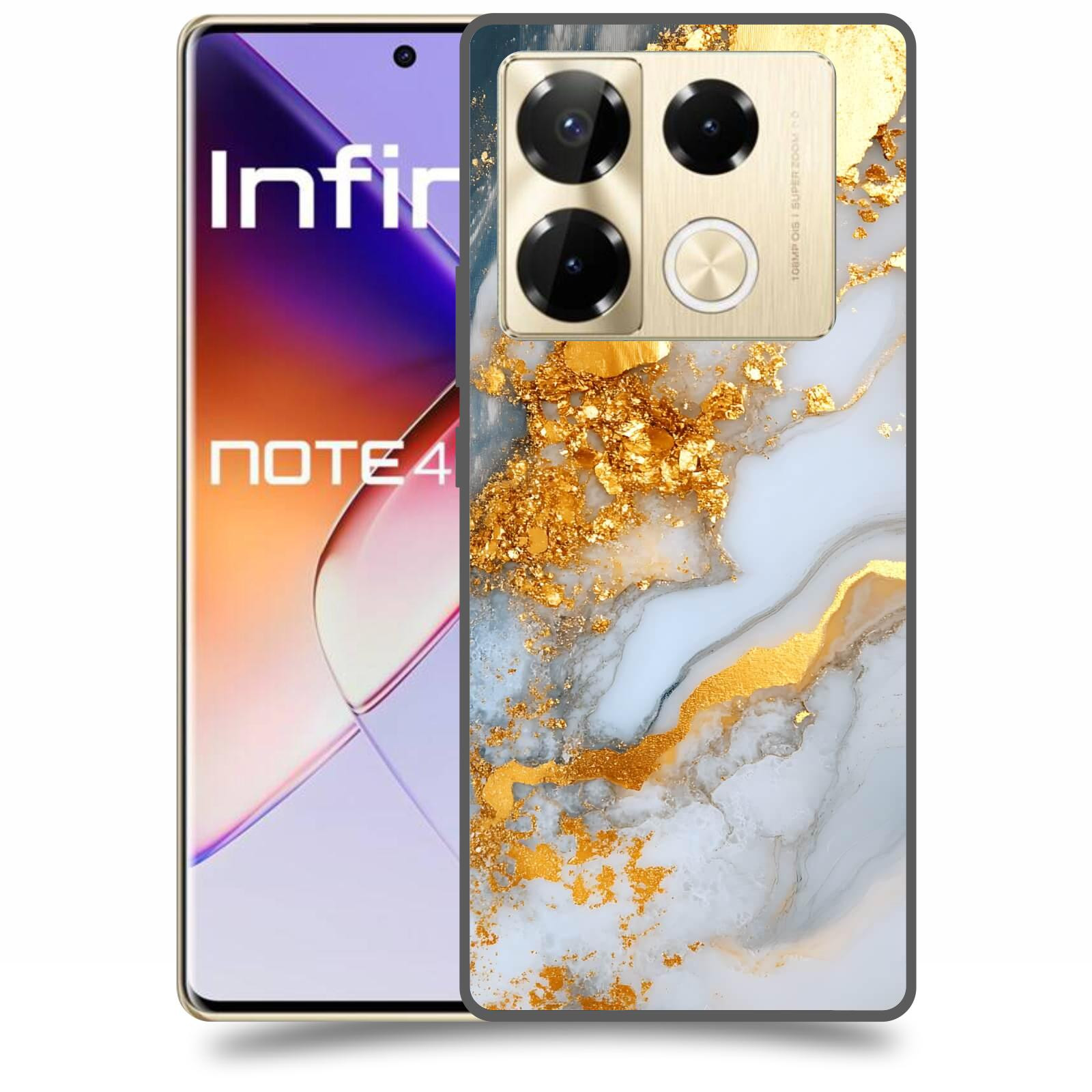 ACOVER Kryt na mobil Infinix Note 40 PRO - Liquid Gold VII