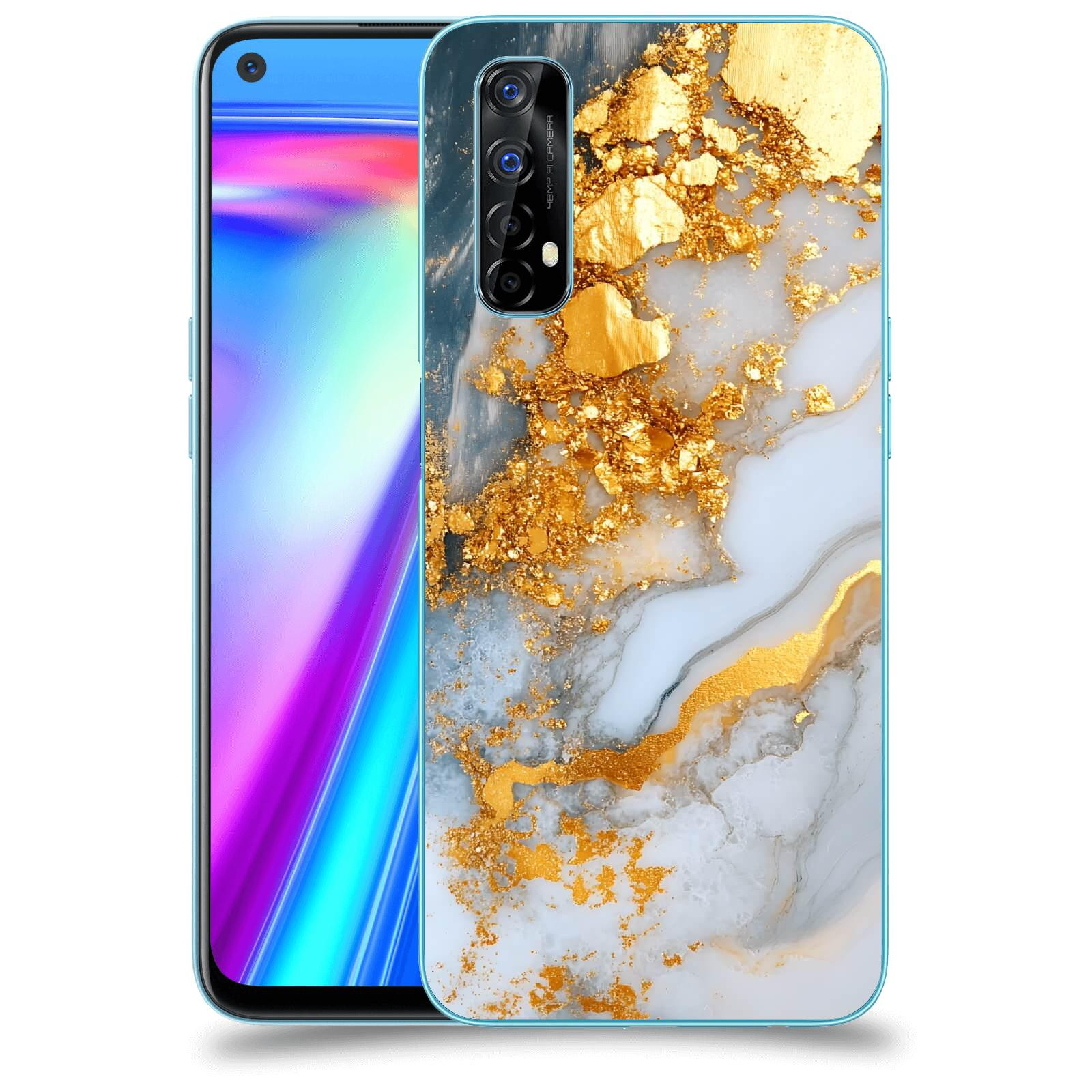 ACOVER Kryt na mobil Realme 7 - Liquid Gold VII