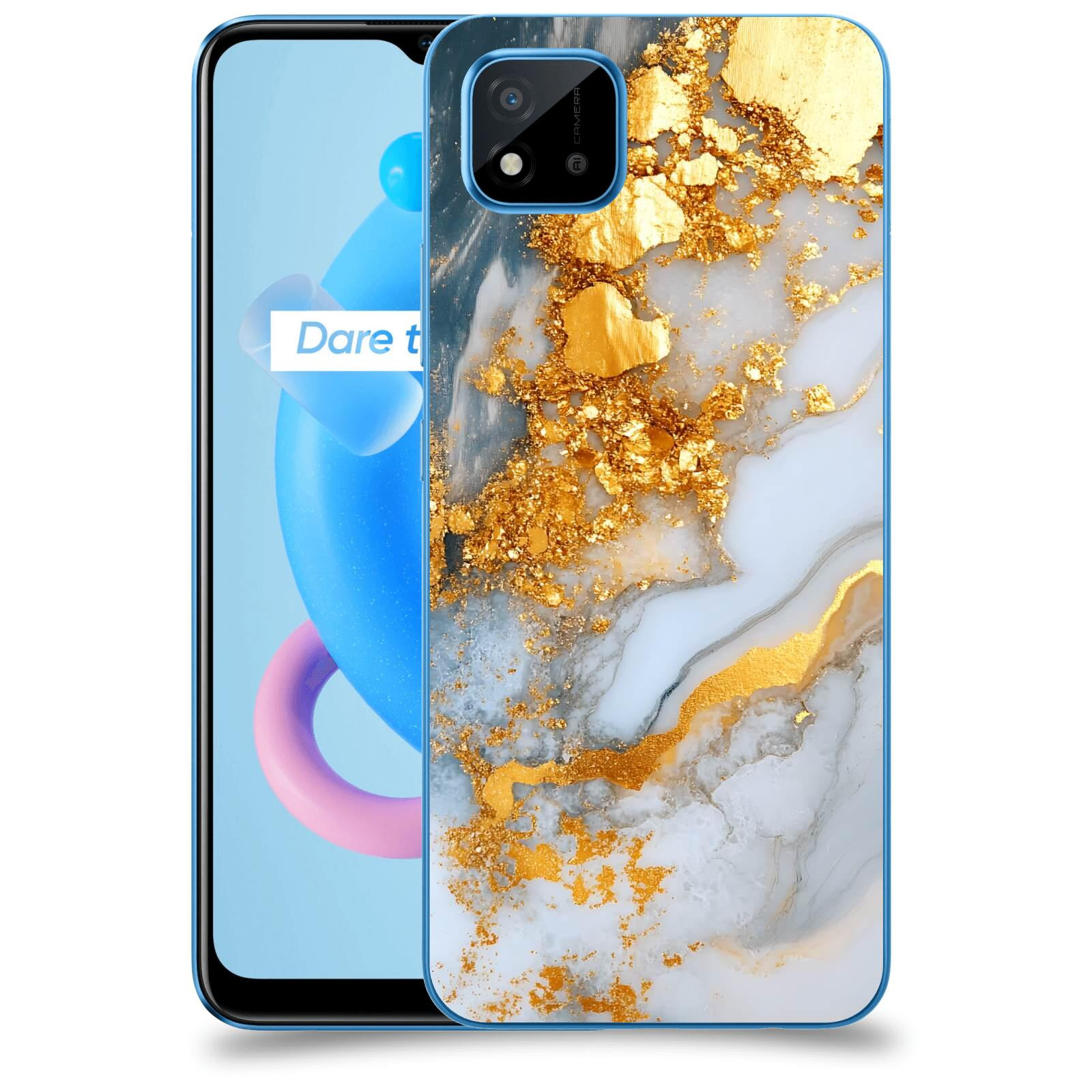 ACOVER Kryt na mobil Realme C11 (2021) - Liquid Gold VII