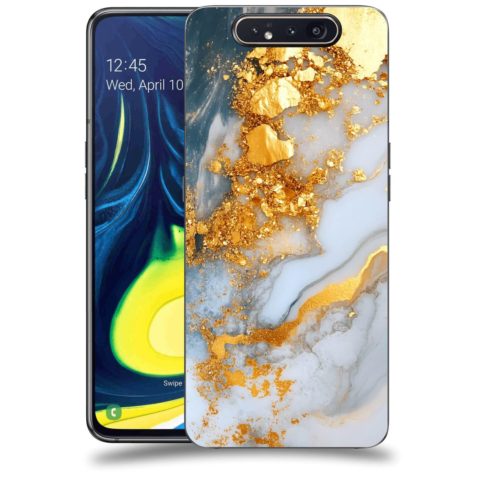 ACOVER Kryt na mobil Samsung Galaxy A80 A805F - Liquid Gold VII