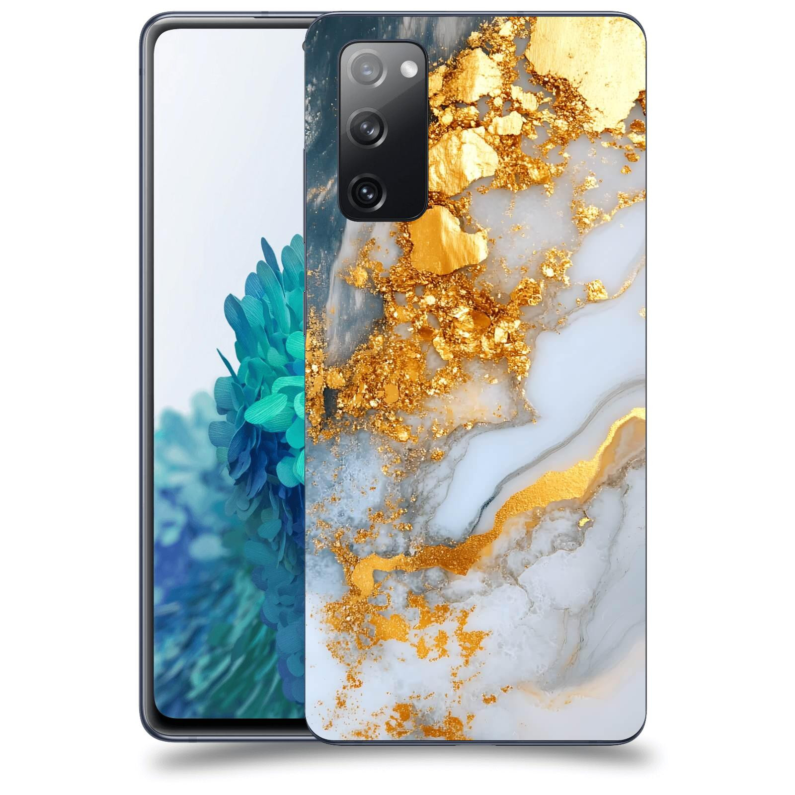 ACOVER Kryt na mobil Samsung Galaxy S20 FE - Liquid Gold VII