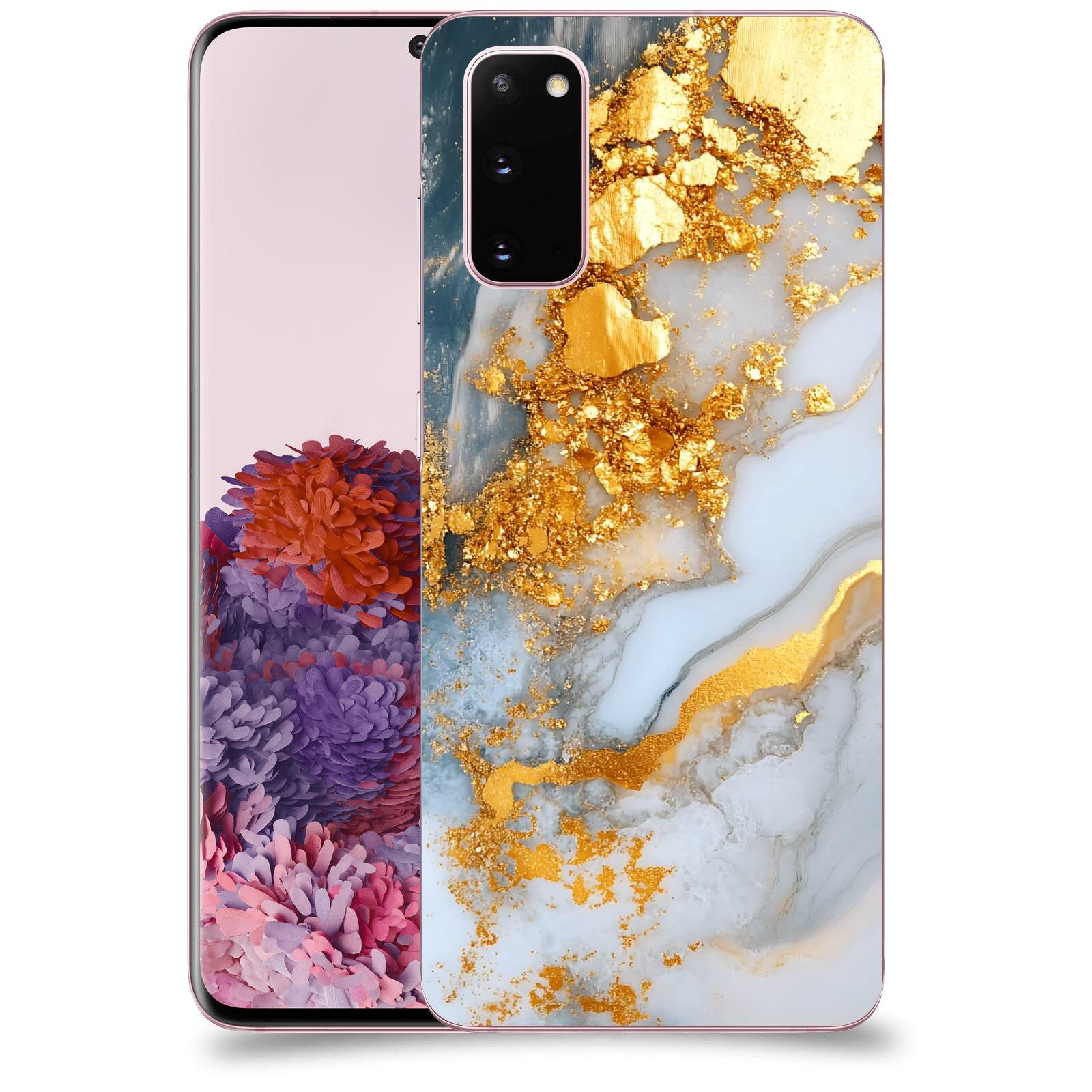 ACOVER Kryt na mobil Samsung Galaxy S20 G980F - Liquid Gold VII
