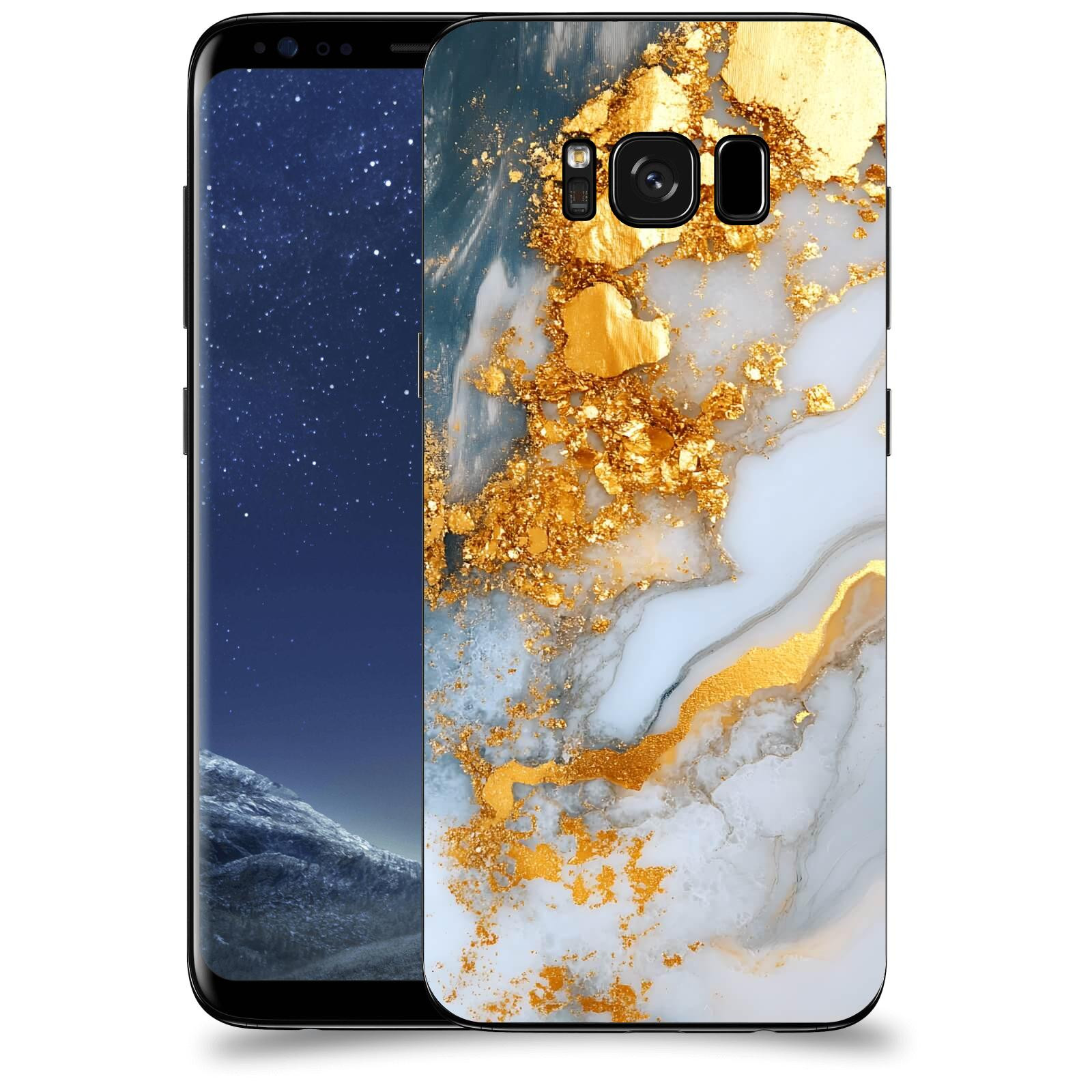 ACOVER Kryt na mobil Samsung Galaxy S8 G950F - Liquid Gold VII