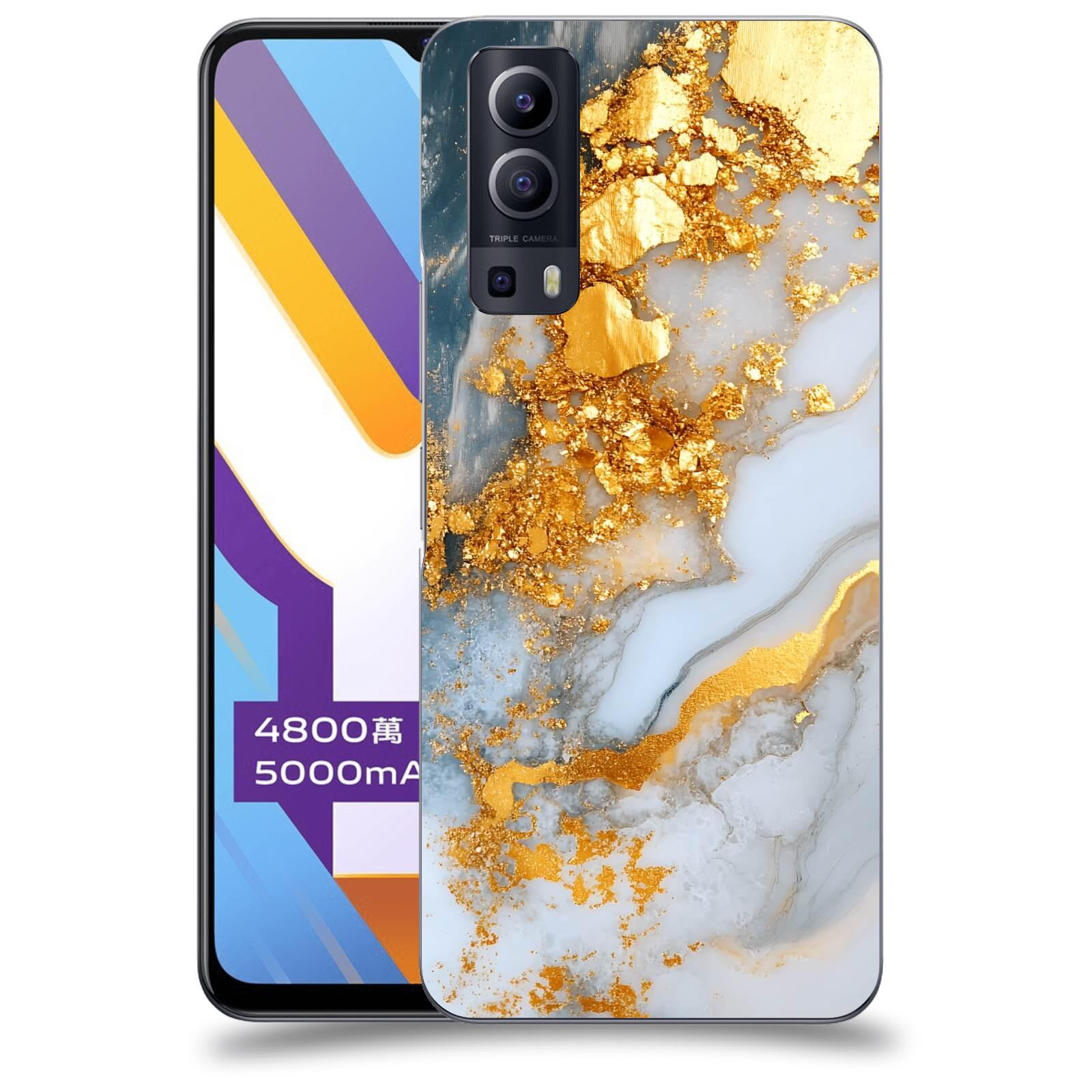 ACOVER Kryt na mobil Vivo Y52 5G - Liquid Gold VII