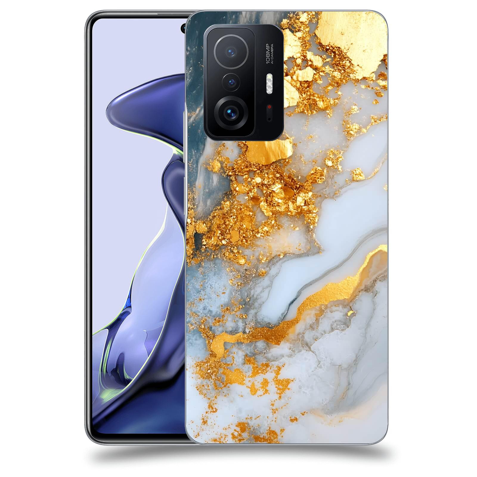 ACOVER Kryt na mobil Xiaomi 11T - Liquid Gold VII