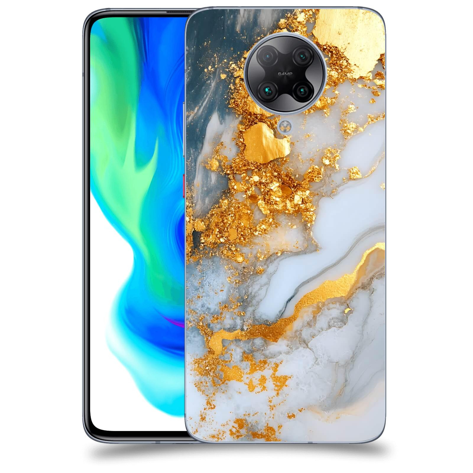 ACOVER Kryt na mobil Xiaomi Poco F2 Pro - Liquid Gold VII
