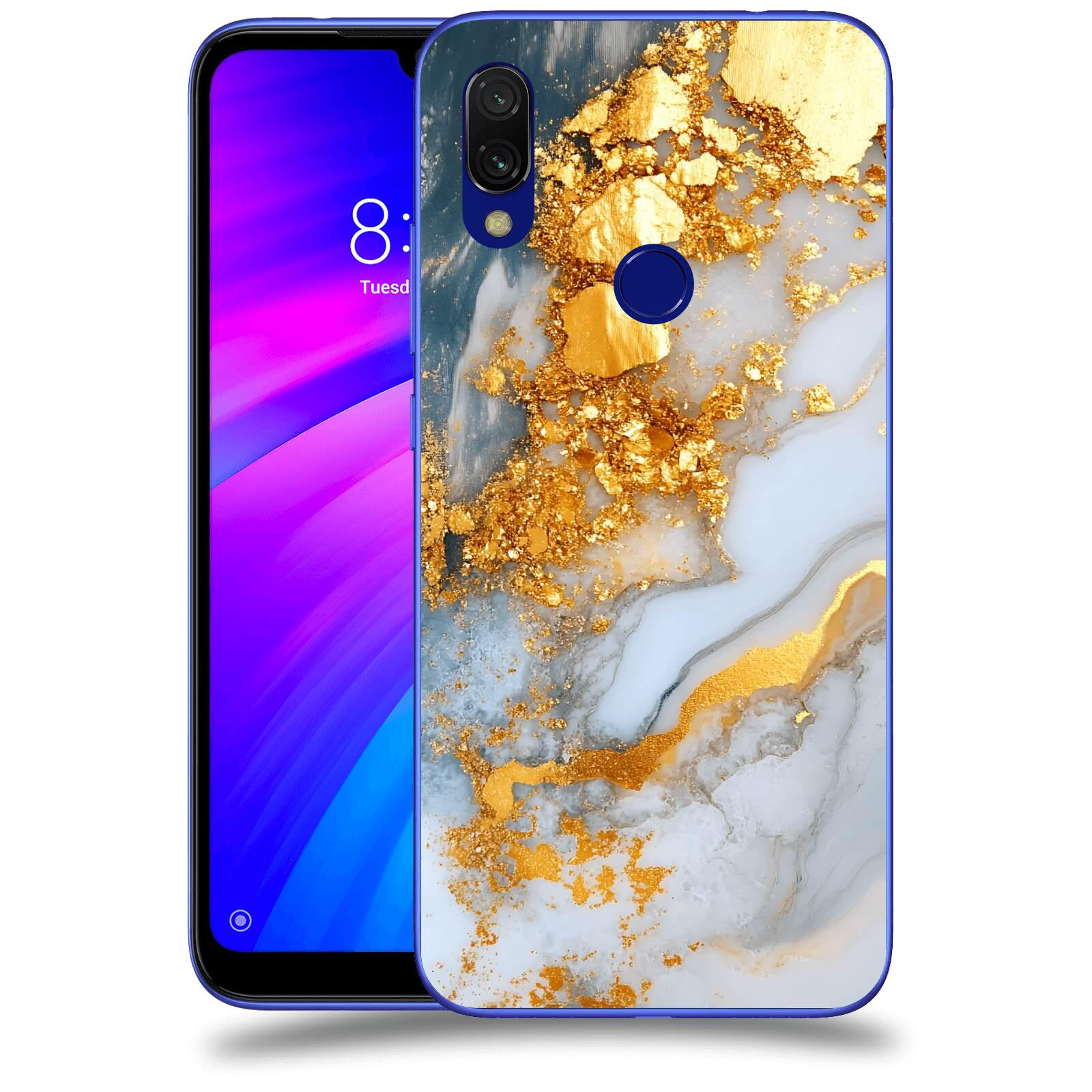ACOVER Kryt na mobil Xiaomi Redmi 7 - Liquid Gold VII