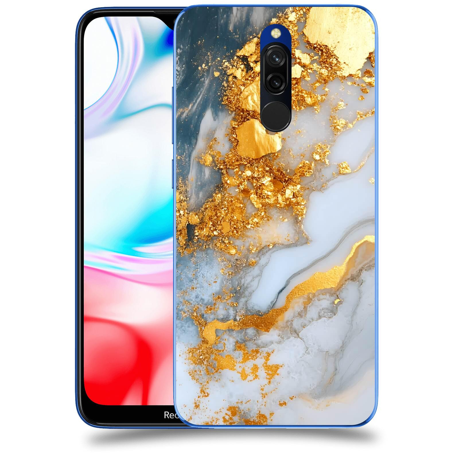ACOVER Kryt na mobil Xiaomi Redmi 8 - Liquid Gold VII