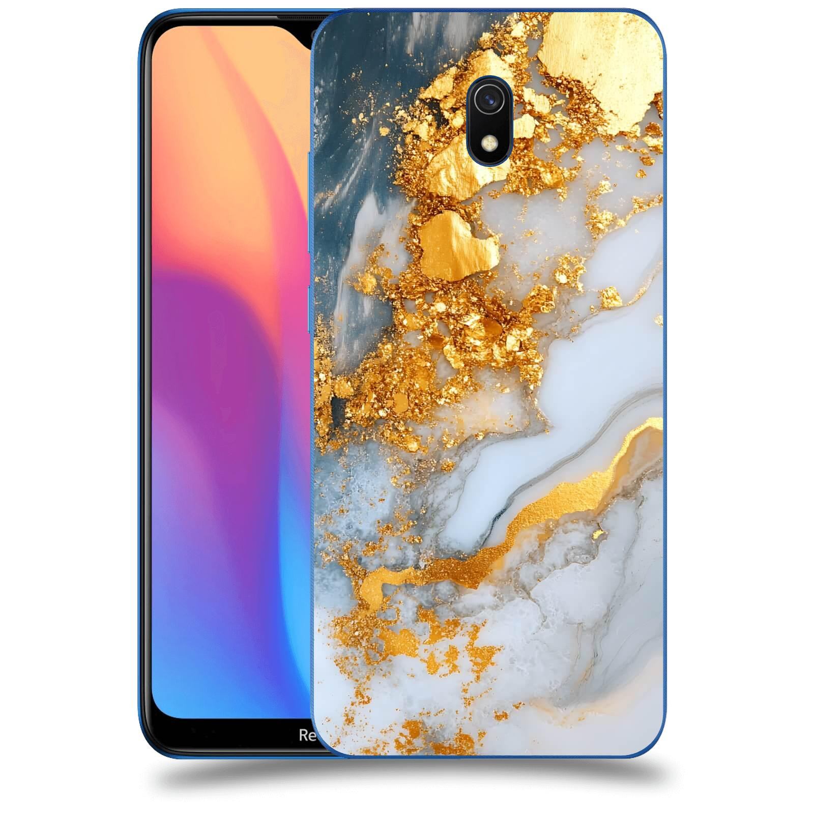ACOVER Kryt na mobil Xiaomi Redmi 8A - Liquid Gold VII