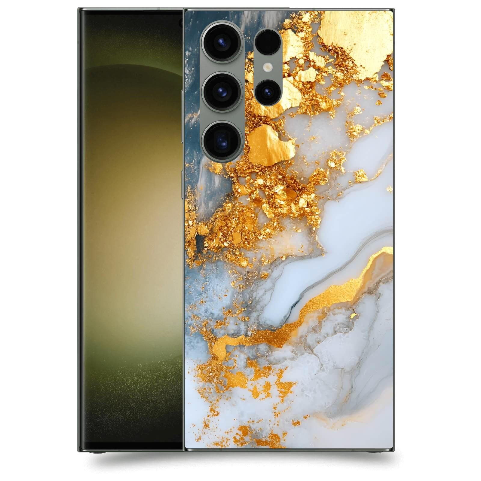 ACOVER Kryt na mobil Samsung Galaxy S23 Ultra 5G - Liquid Gold VII