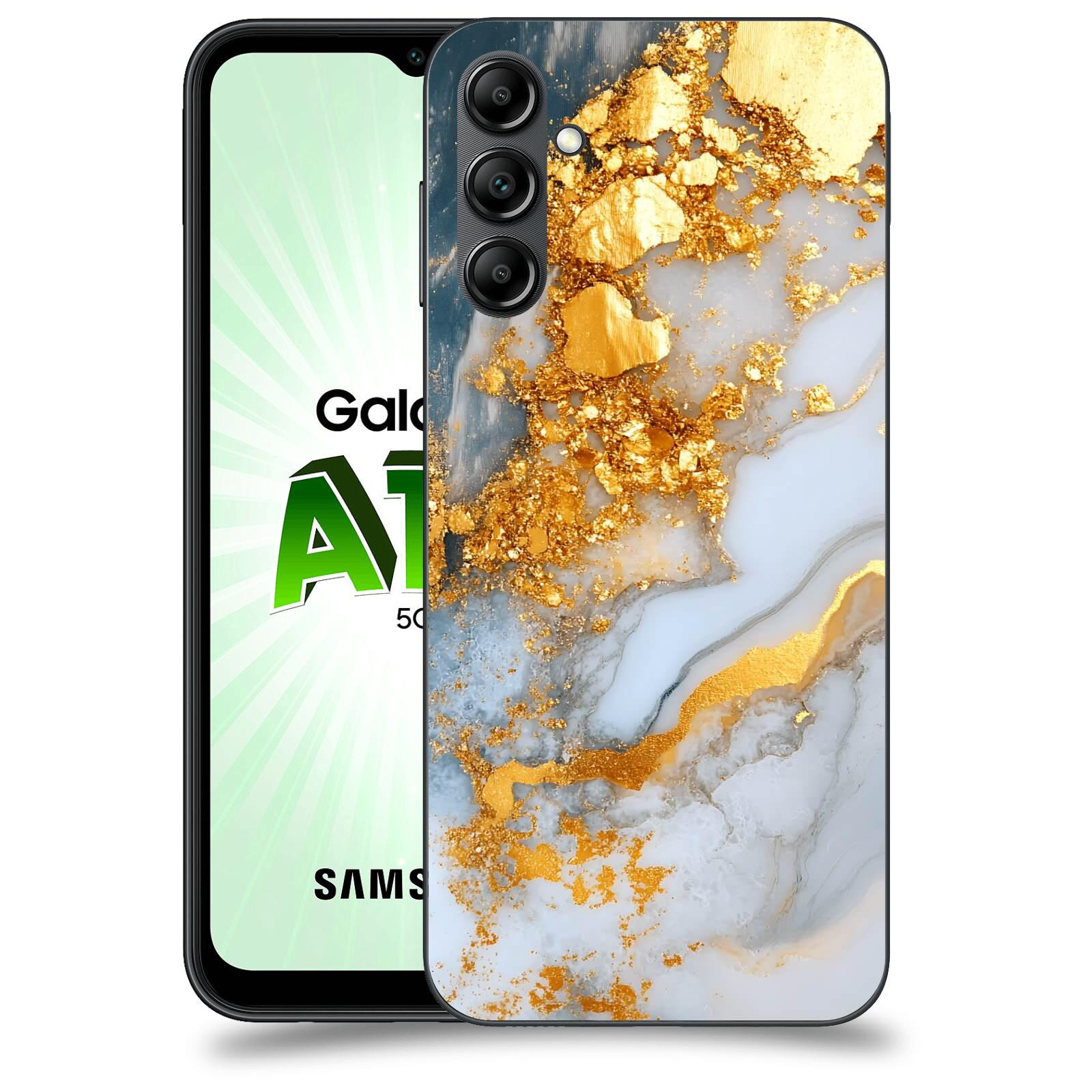 ACOVER Kryt na mobil Samsung Galaxy A14 5G - Liquid Gold VII
