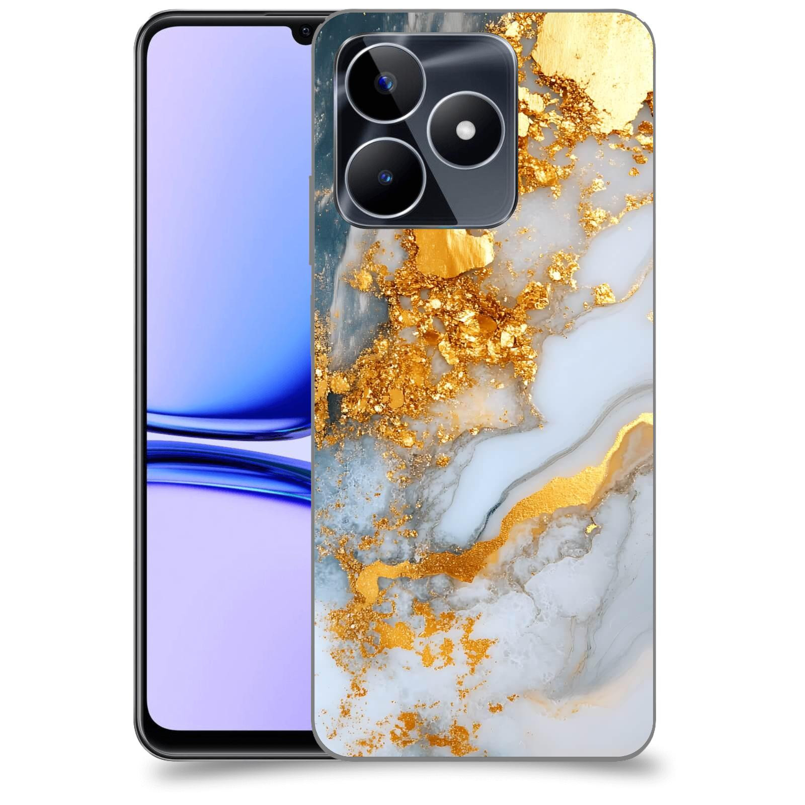 ACOVER Kryt na mobil Realme C53 - Liquid Gold VII