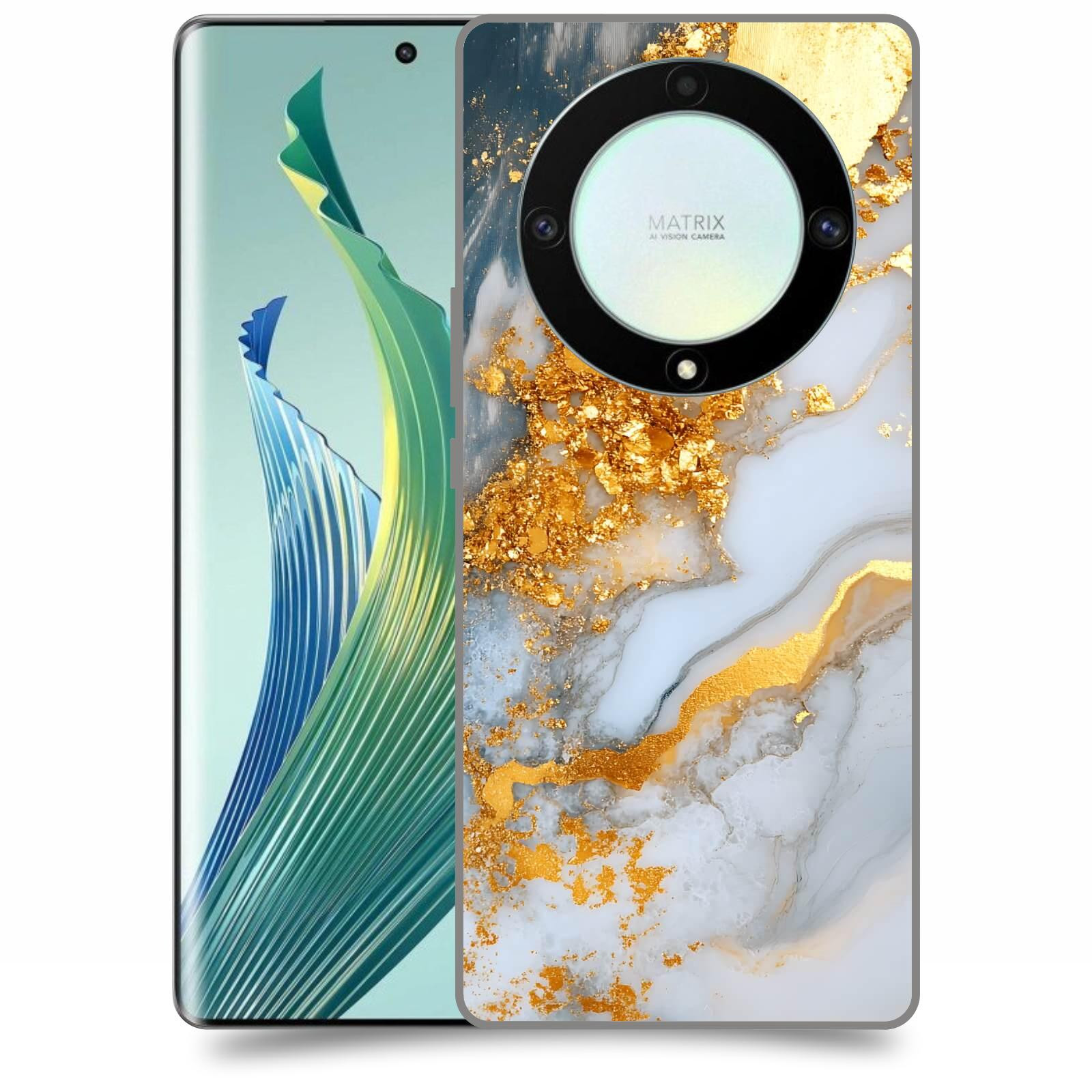 ACOVER Kryt na mobil Honor Magic 5 Lite 5G - Liquid Gold VII