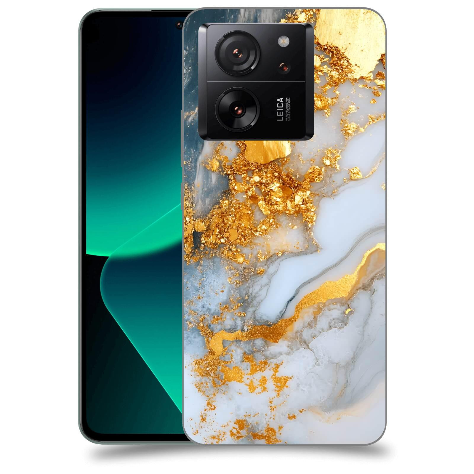 ACOVER Kryt na mobil Xiaomi 13T pro - Liquid Gold VII