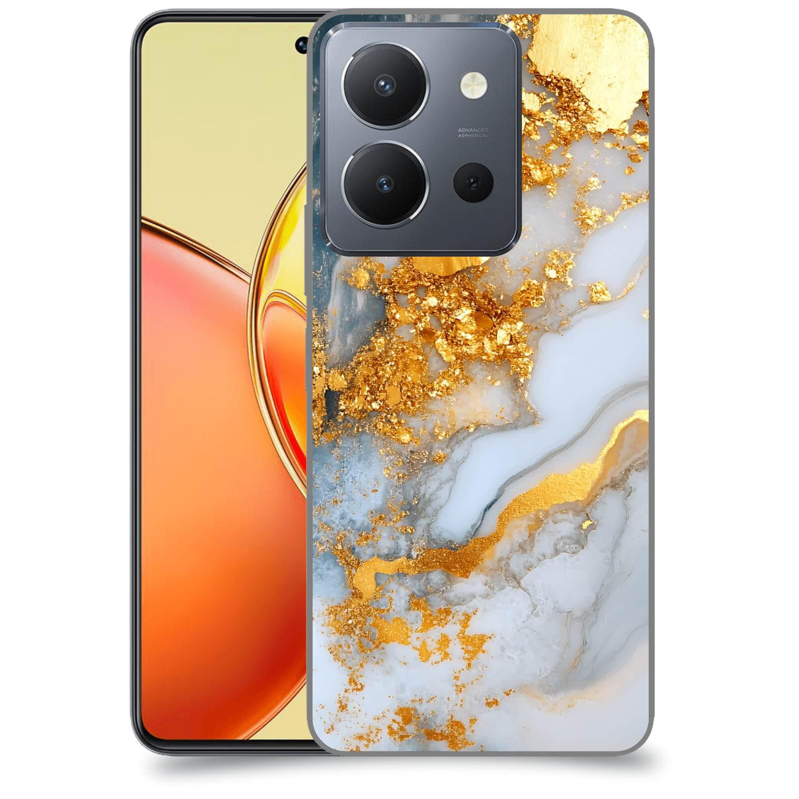 ACOVER Kryt na mobil Vivo Y36 - Liquid Gold VII
