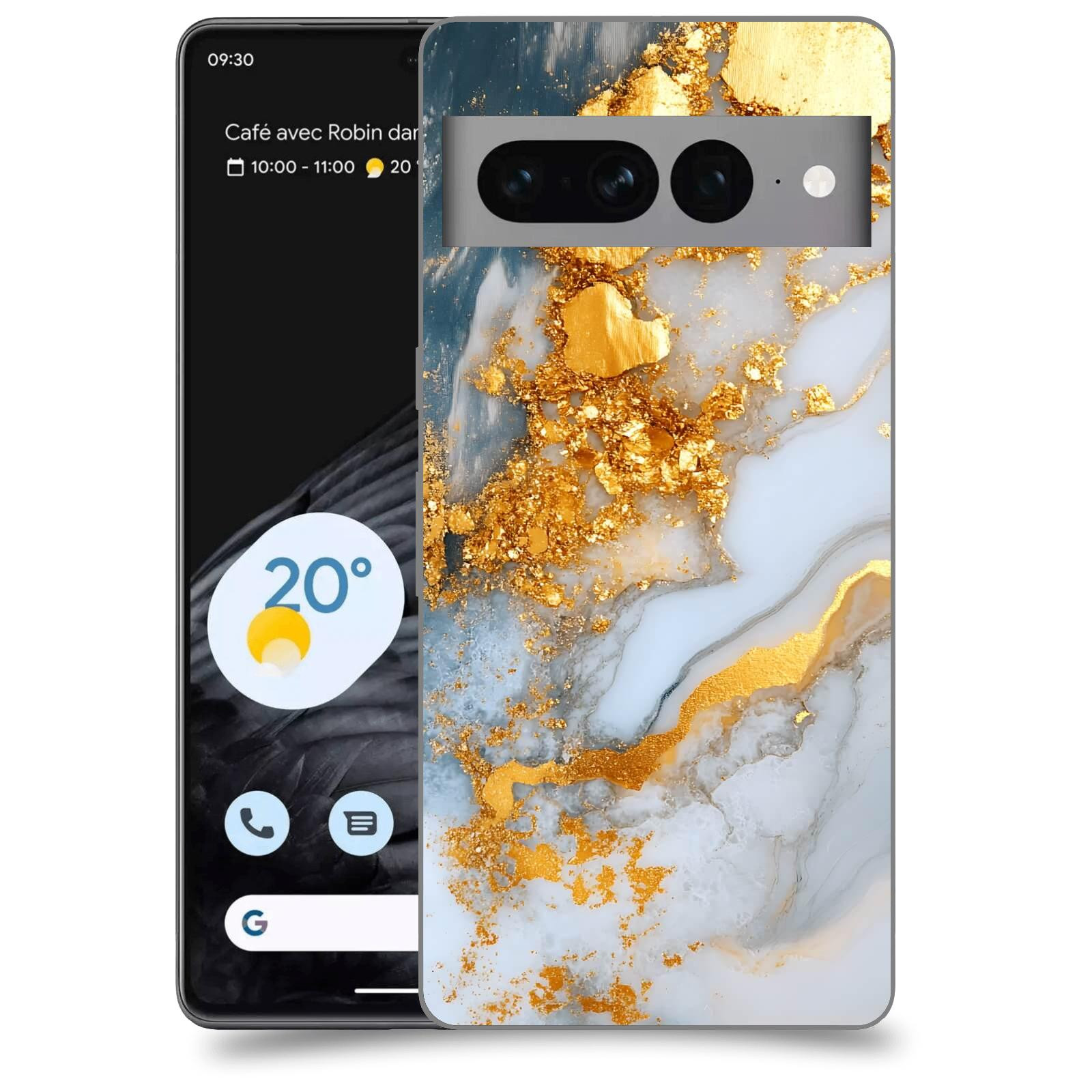 ACOVER Kryt na mobil Google pixel 7 pro - Liquid Gold VII