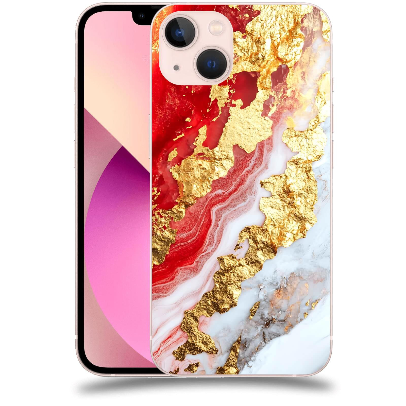 ACOVER Kryt na mobil Apple iPhone 13 - Golden Blood II