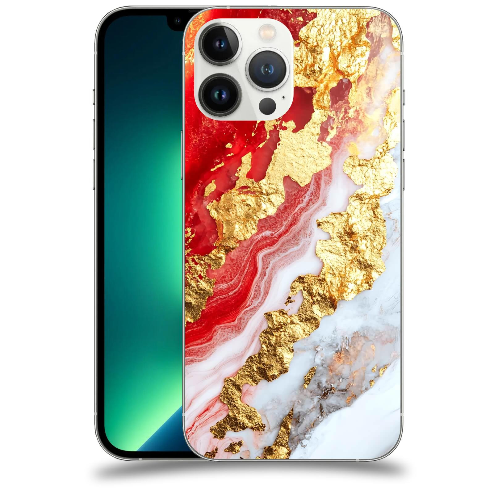 ACOVER Kryt na mobil Apple iPhone 13 Pro Max - Golden Blood II