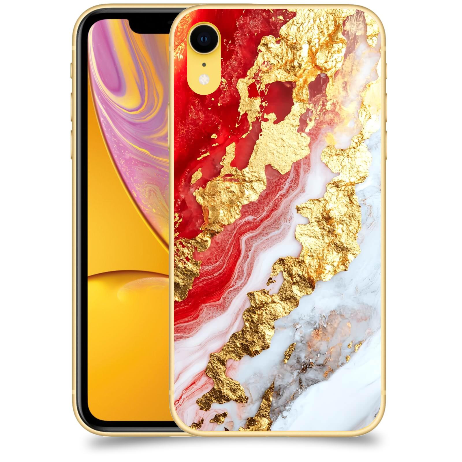 ACOVER Kryt na mobil Apple iPhone XR - Golden Blood II
