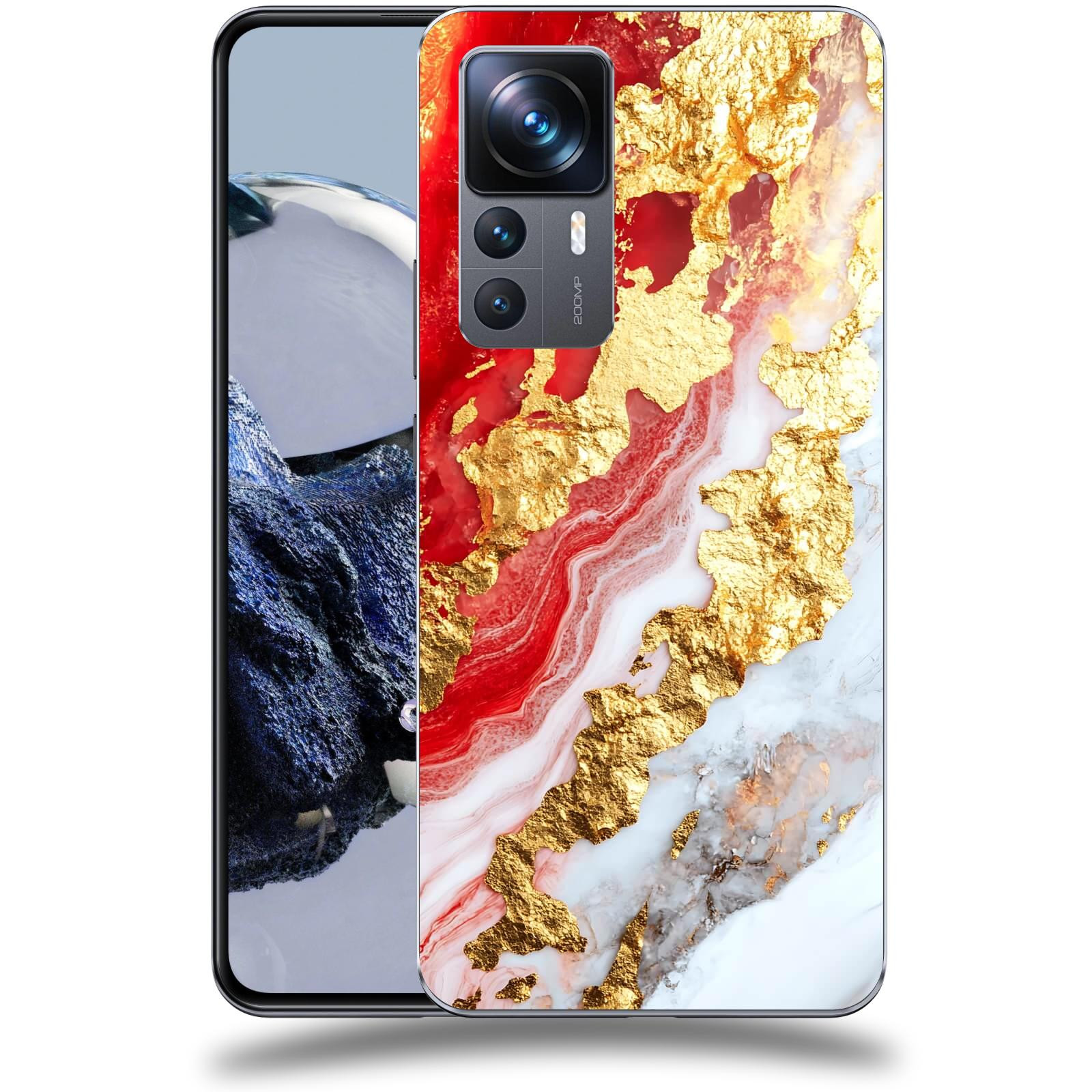 ACOVER Kryt na mobil Xiaomi 12T Pro - Golden Blood II