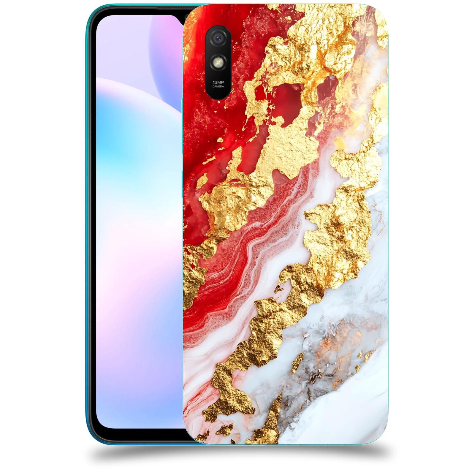ACOVER Kryt na mobil Xiaomi Redmi 9AT - Golden Blood II
