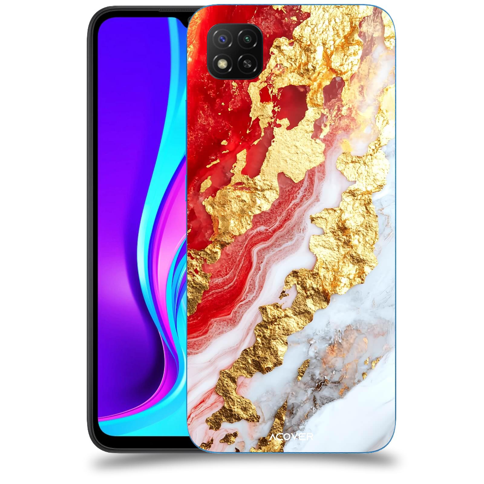 ACOVER Kryt na mobil Xiaomi Redmi 9C - Golden Blood II