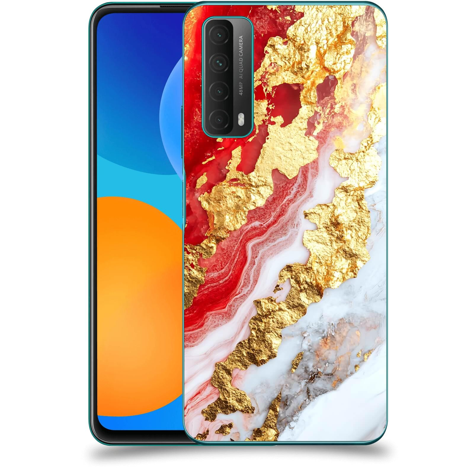 ACOVER Kryt na mobil Huawei P Smart 2021 - Golden Blood II