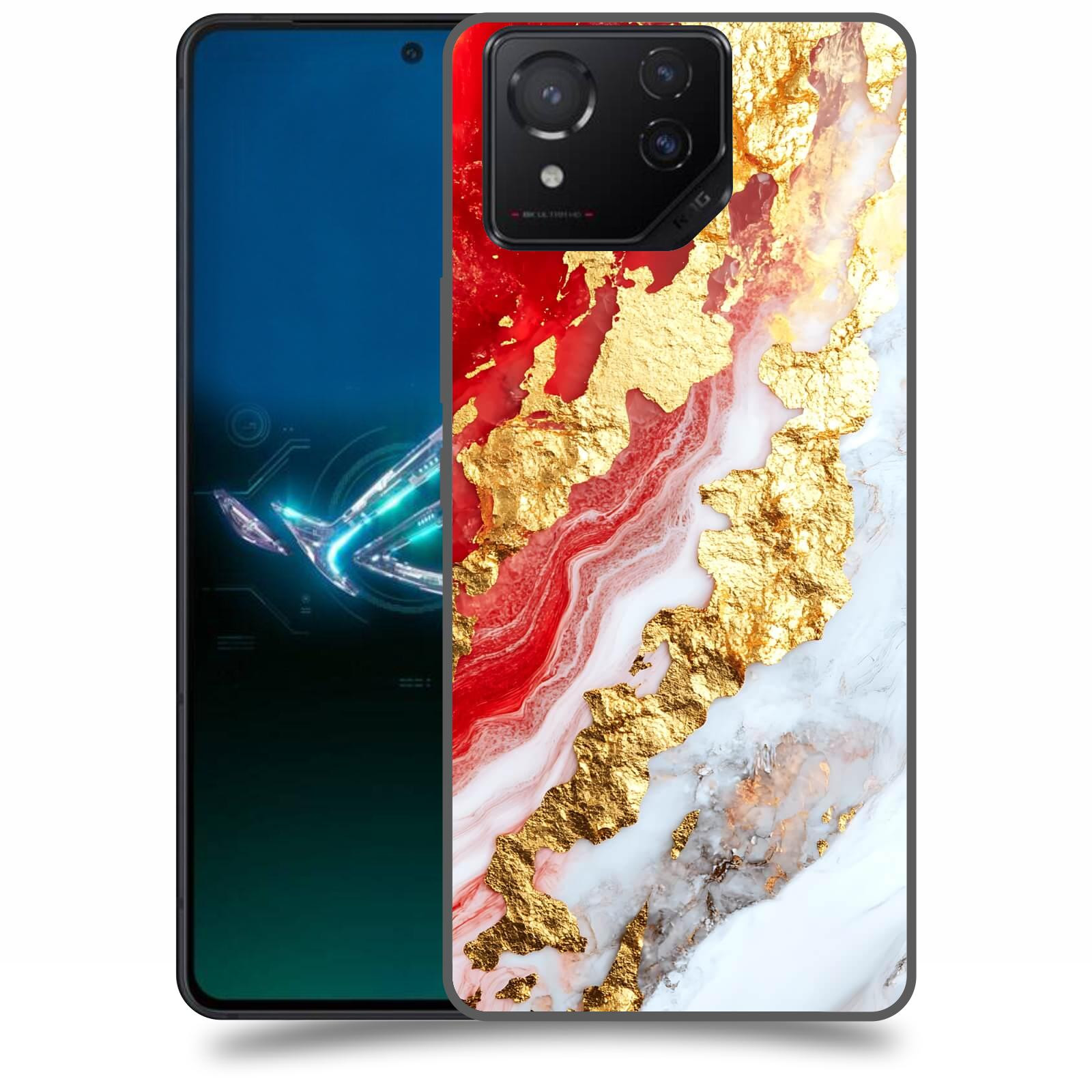 ACOVER Kryt na mobil Asus ROG Phone 8 - Golden Blood II